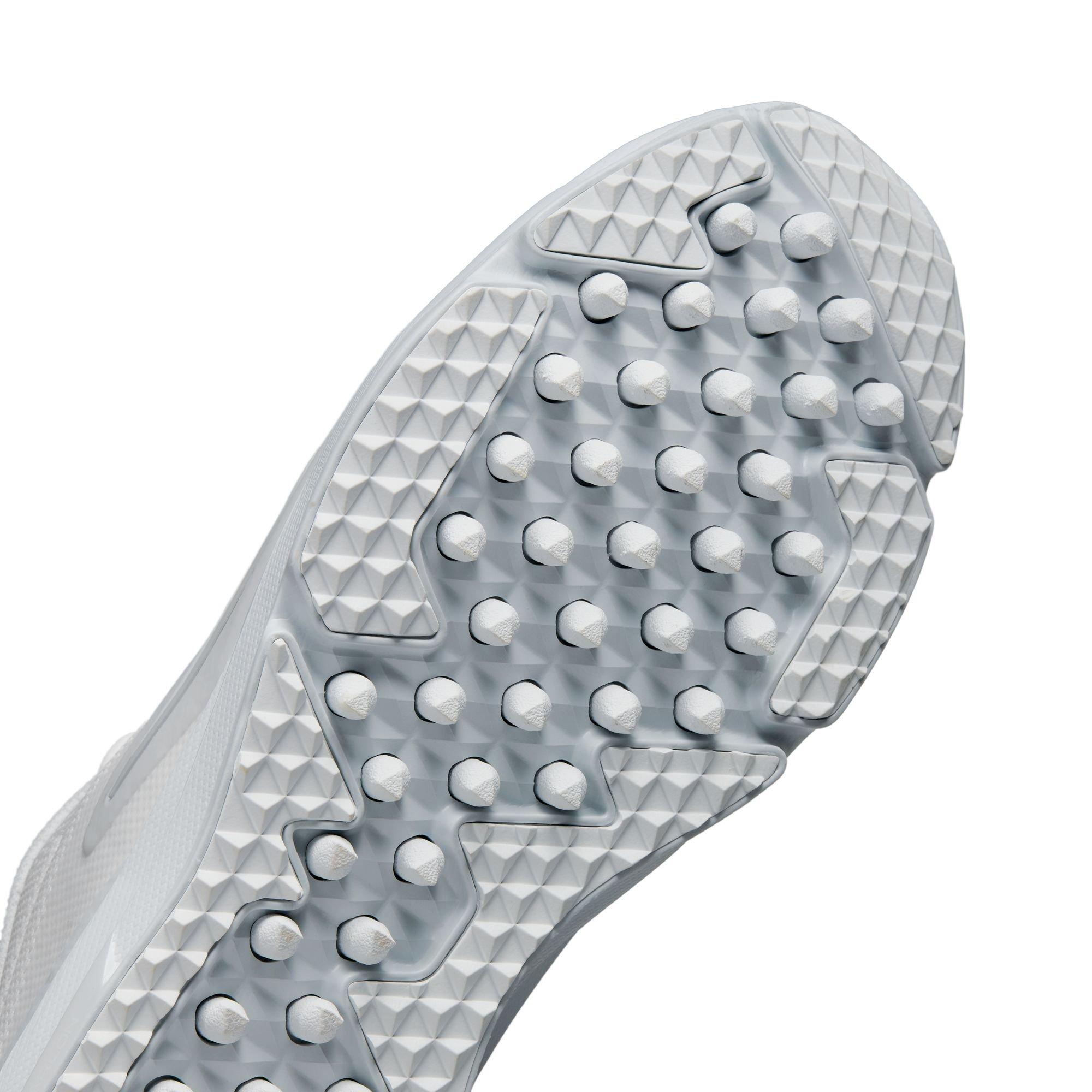 Nike Alpha Huarache 8 Pro Turf "White/Pure Platinum/Wolf Grey" Men's Lacrosse Shoe - WHITE Thumbnail View 11