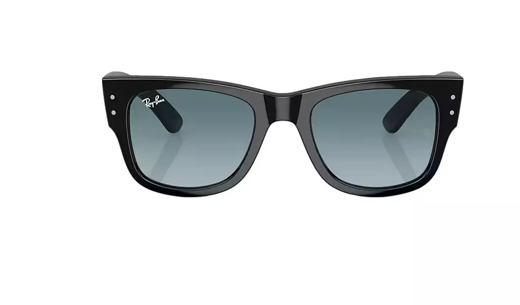 Ray-Ban Mega Wayfarer Sunglasses-Black - BLACK