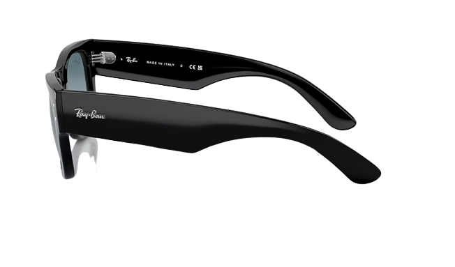 Ray-Ban Mega Wayfarer Sunglasses-Black - BLACK Thumbnail View 3