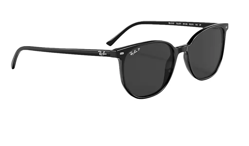 Ray-Ban Elliot Sunglasses-Black - BLACK