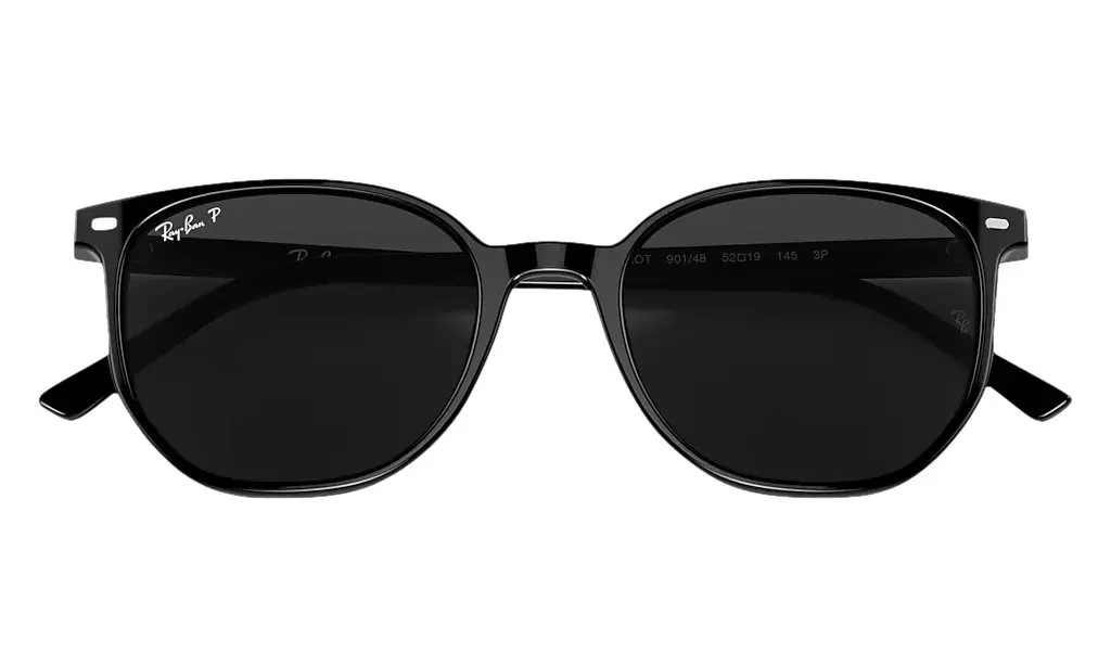 Ray-Ban Elliot Sunglasses-Black - BLACK