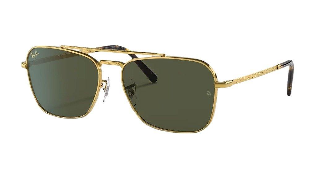 Ray-Ban New Caravan Sunglasses-Gold - GOLD Thumbnail View 1