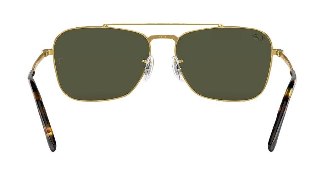Ray-Ban New Caravan Sunglasses-Gold - GOLD Thumbnail View 6