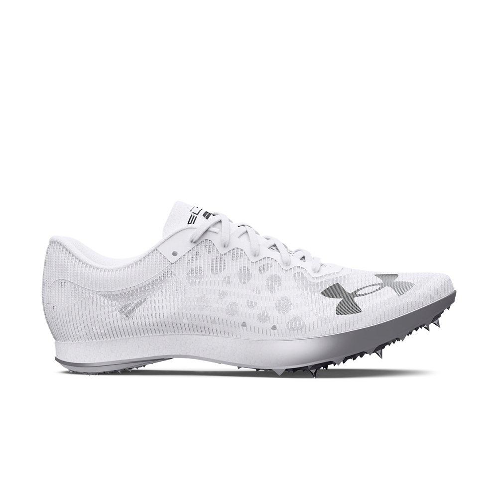 Under Armour Shakedown Elite "White/Halo Grey" Men's Track Spike