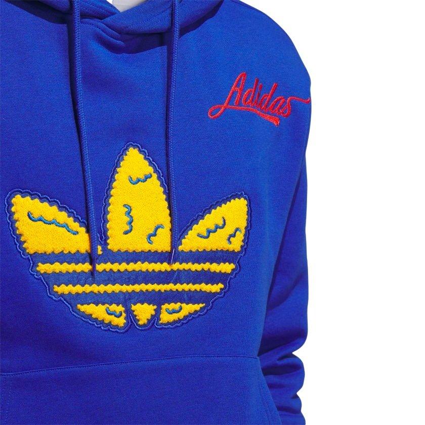 adidas Originals Collegiate Badge Pullover Men's Blue Hoodie