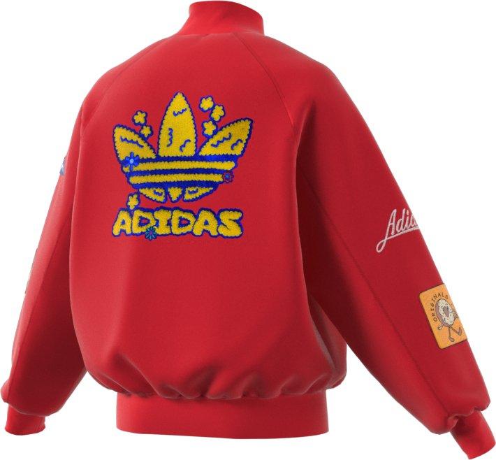 Adidas originals store badge varsity jacket