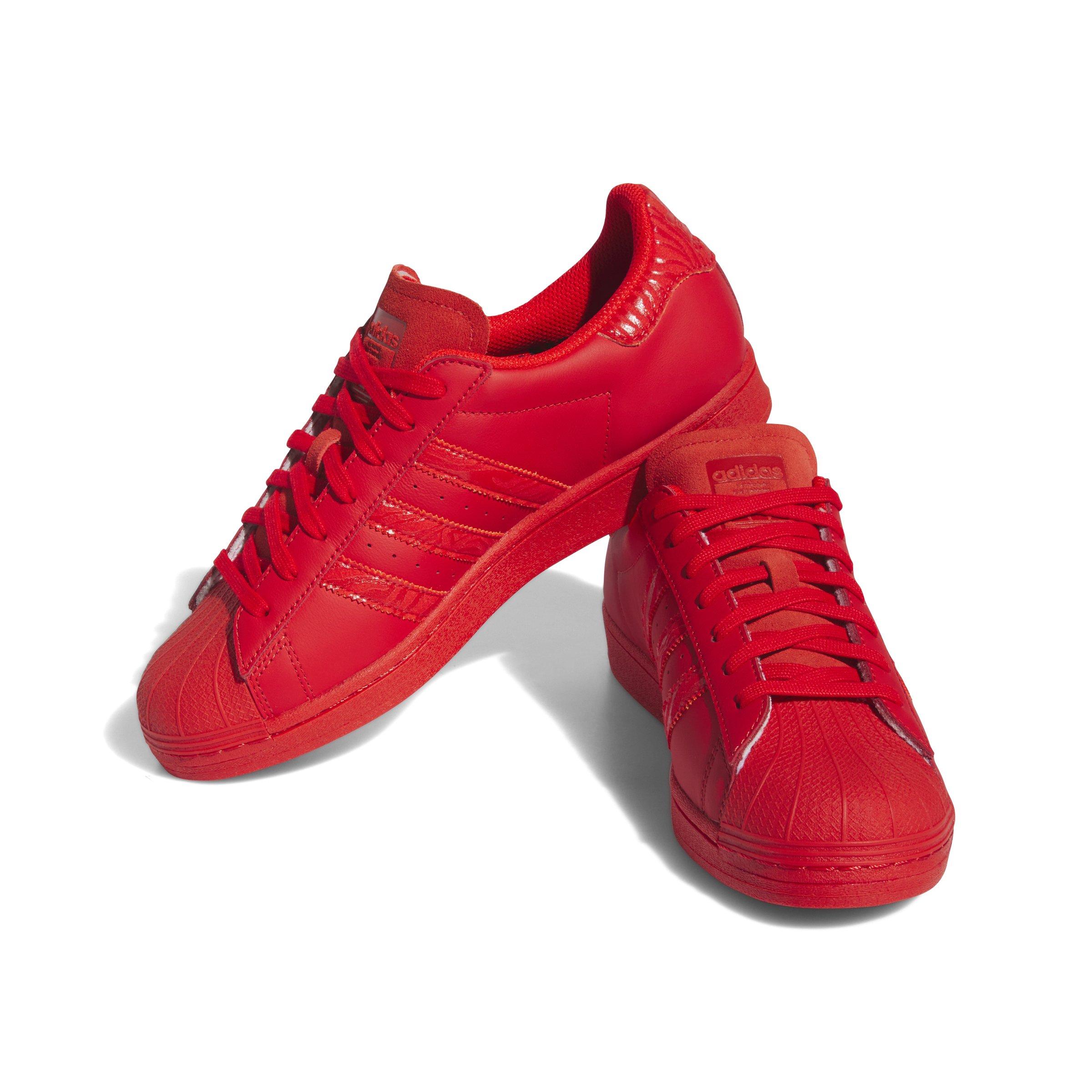 Mens red superstar clearance shoes