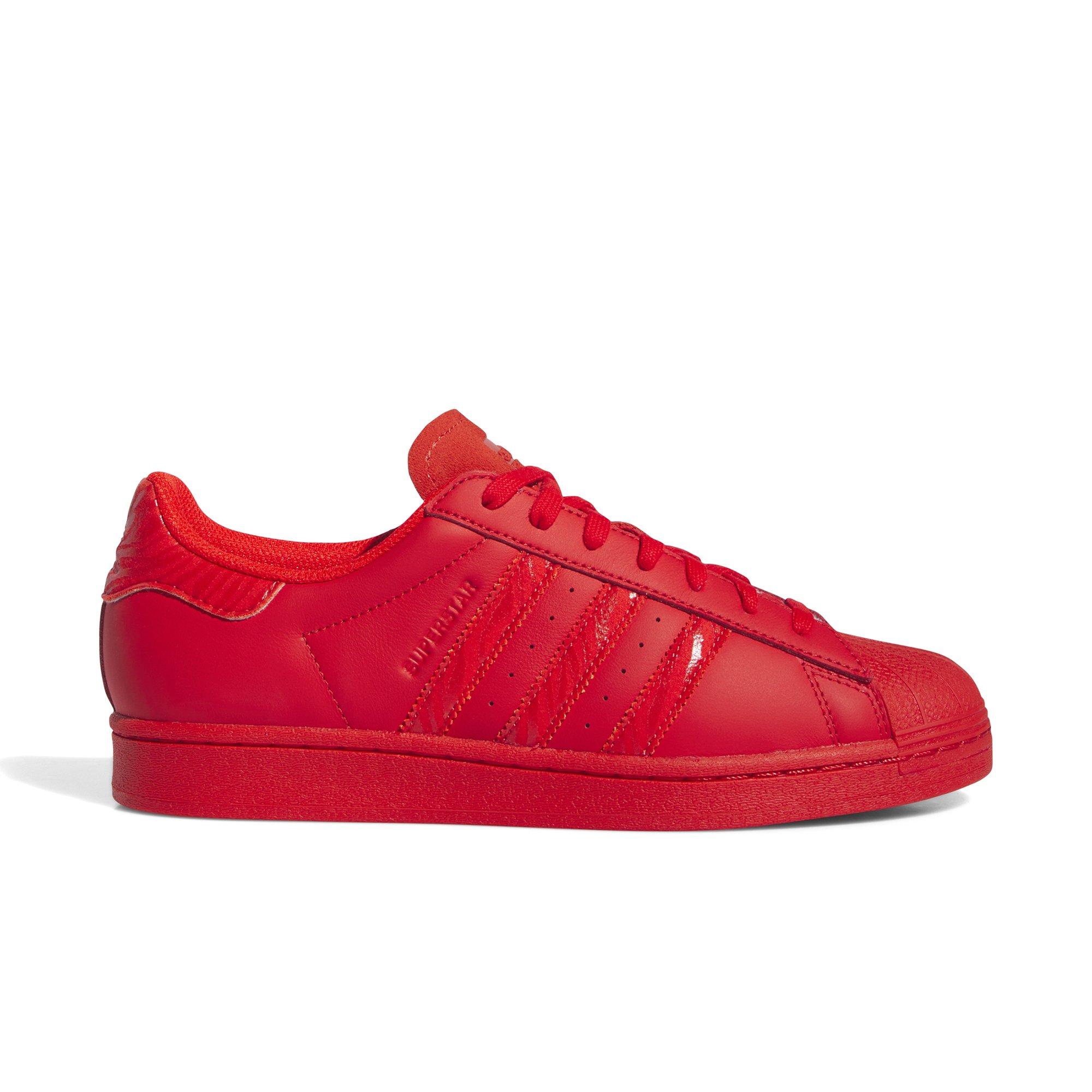 Adidas superstar cheap high red