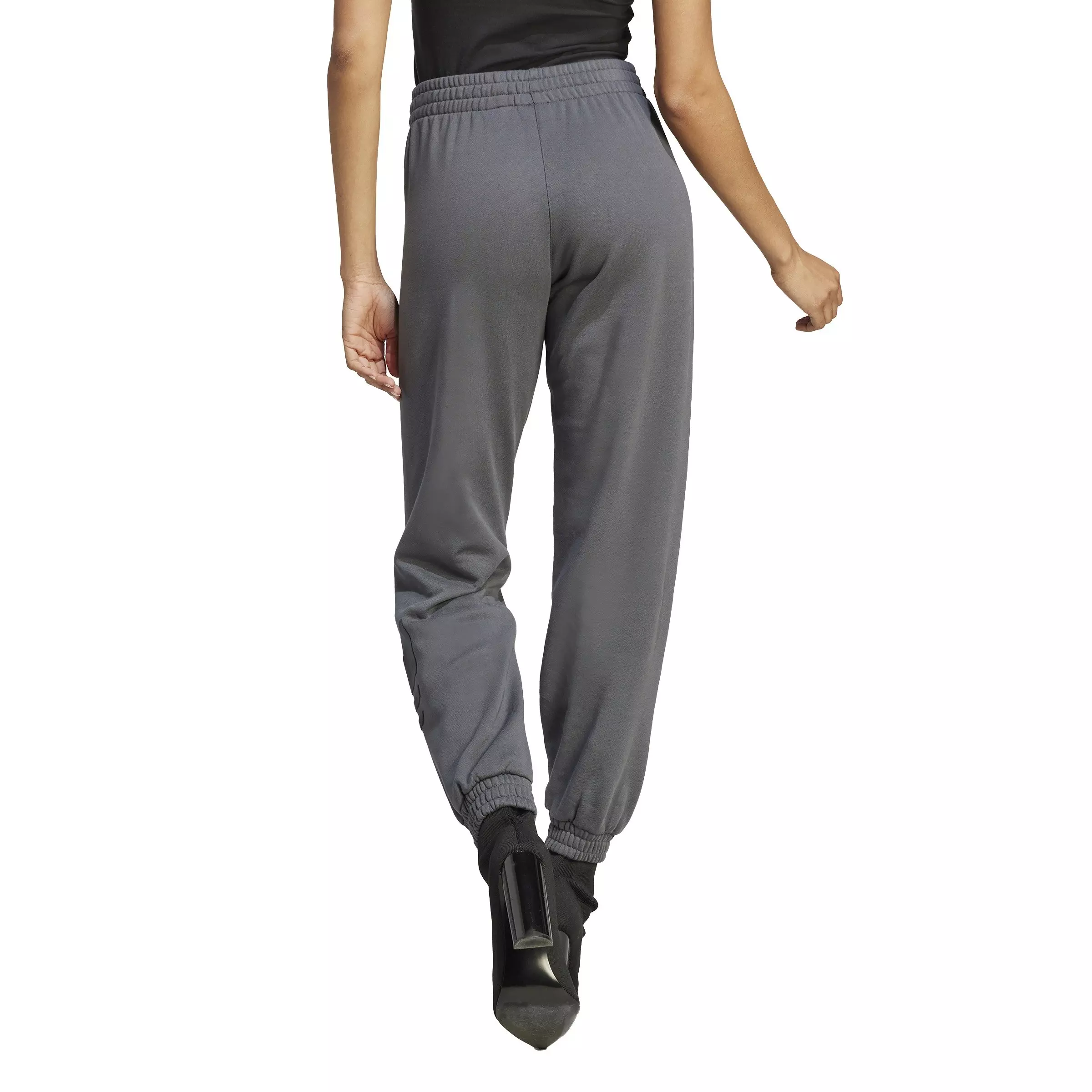 adidas Women's Bottom Trefoil Logo Pants-Grey - GREY