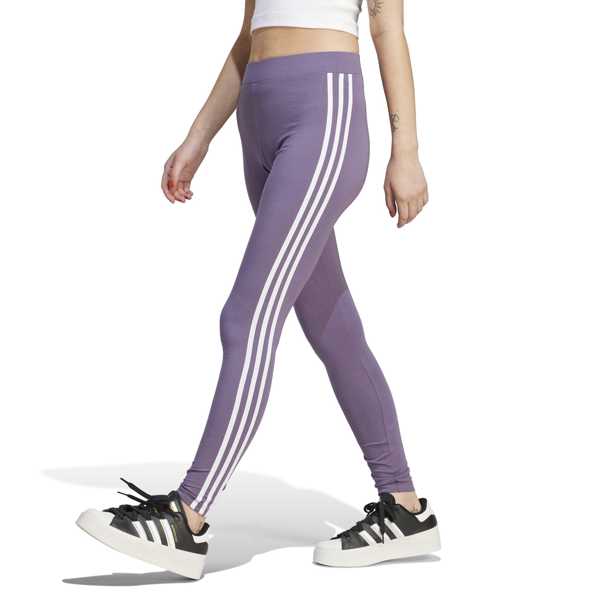 adidas Adicolor Classics 3-Stripes Tights - Purple, Women's Lifestyle