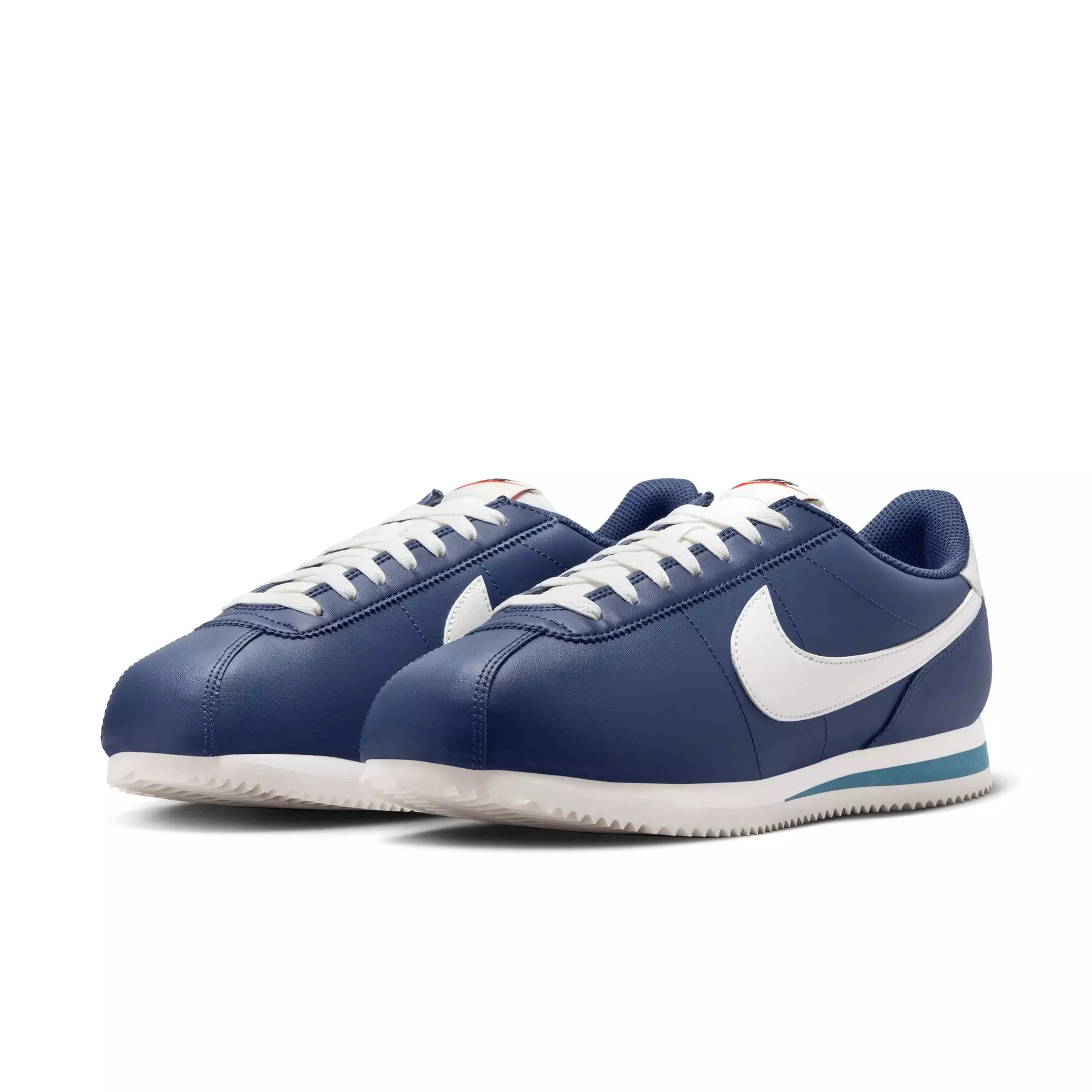 Nike Cortez "Midnight Navy/Sail/Noise Aqua" Men's Shoe - NAVY/WHITE