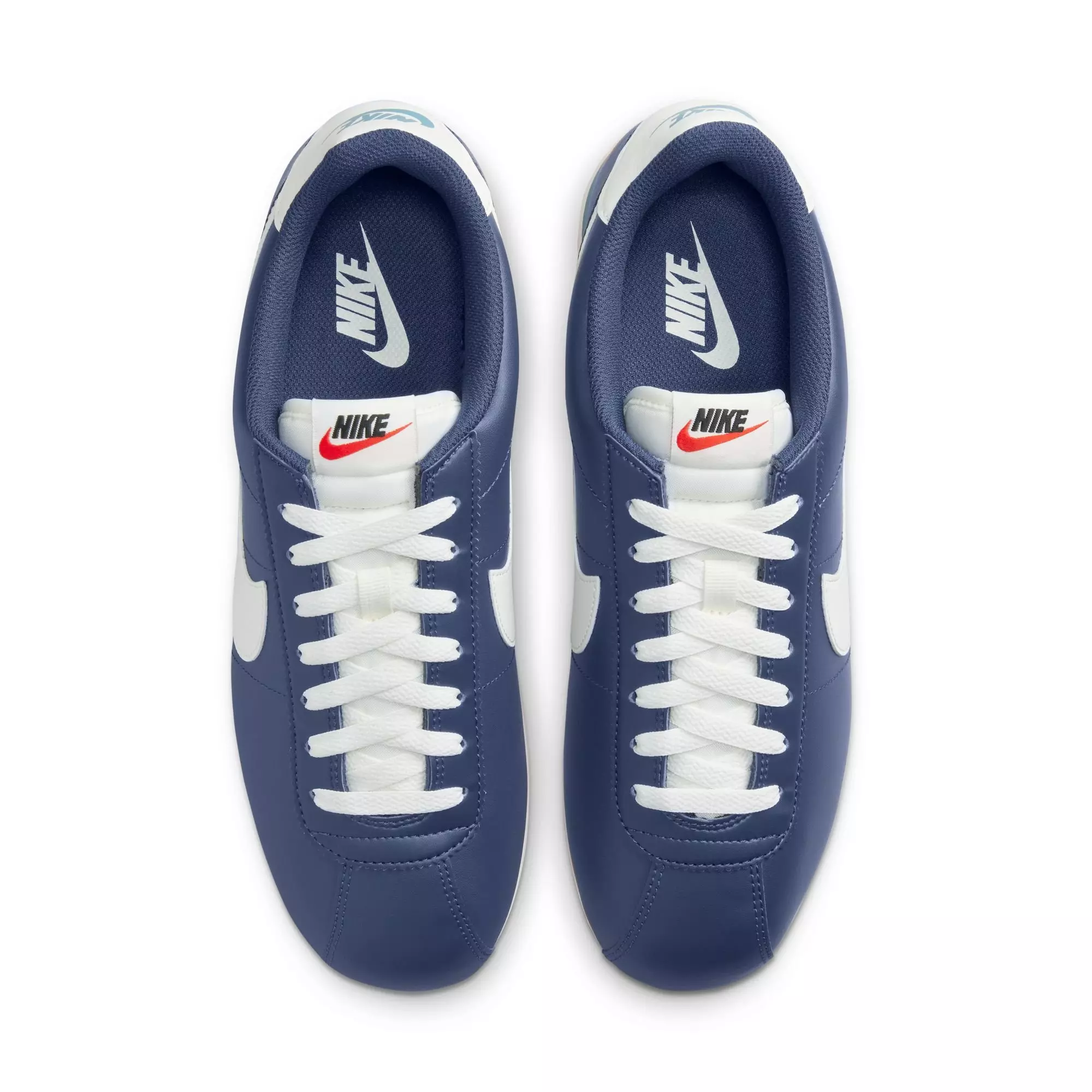 Nike Cortez "Midnight Navy/Sail/Noise Aqua" Men's Shoe - NAVY/WHITE