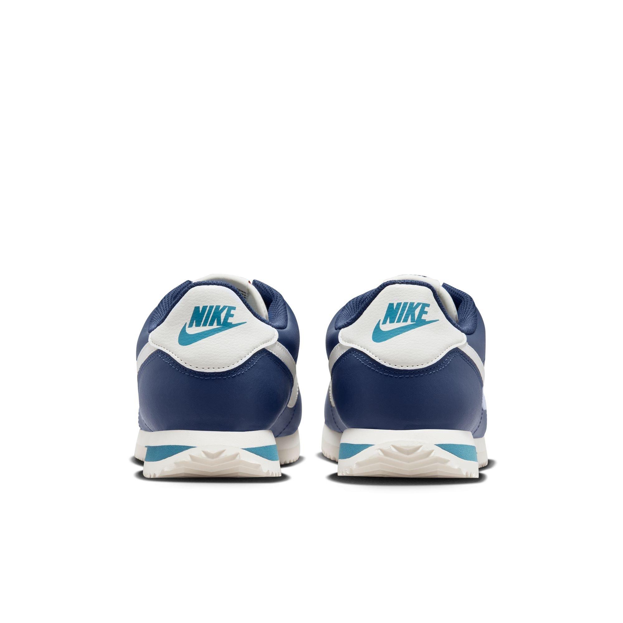 Nike Cortez "Midnight Navy/Sail/Noise Aqua" Men's Shoe - NAVY/WHITE Thumbnail View 5