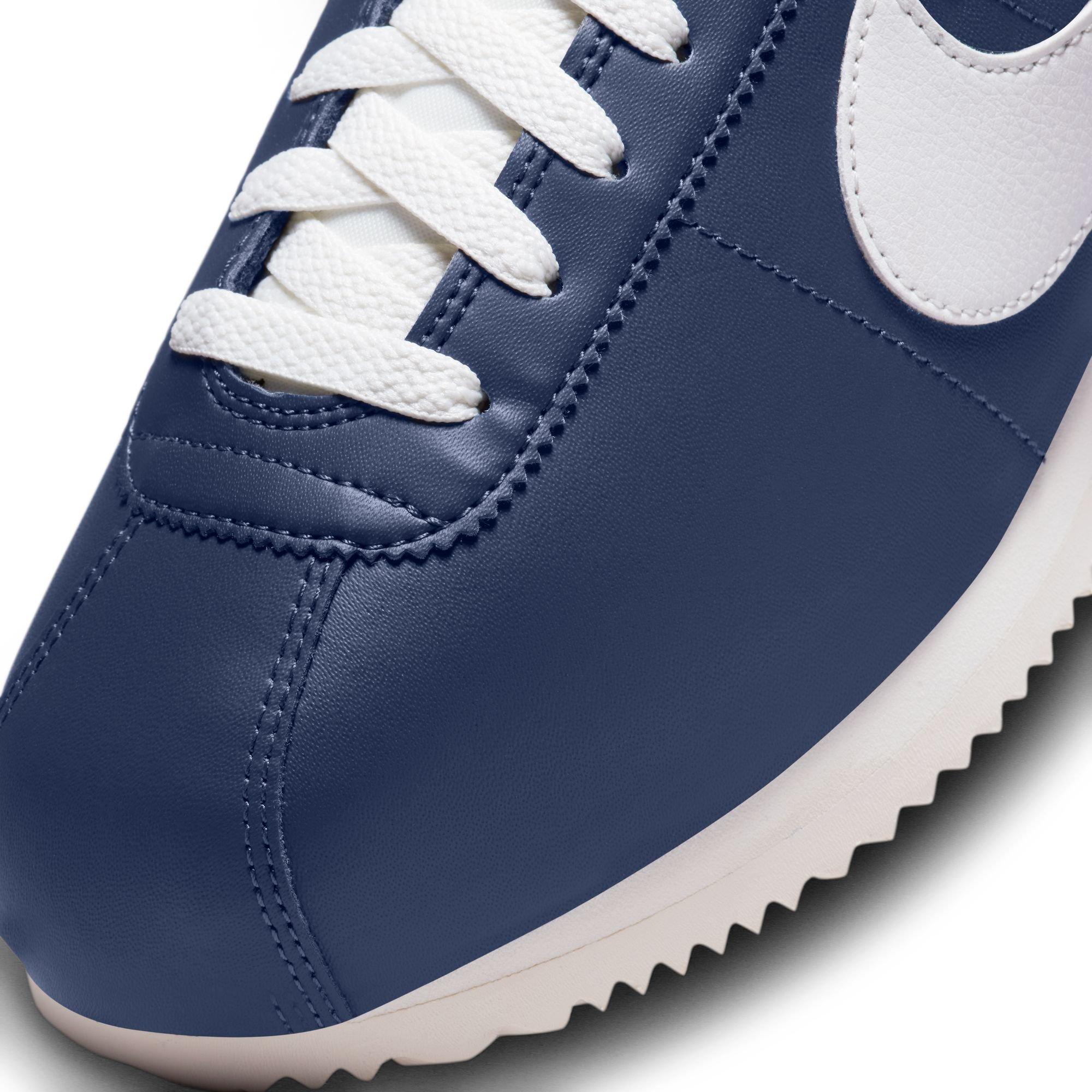 Nike Cortez "Midnight Navy/Sail/Noise Aqua" Men's Shoe - NAVY/WHITE Thumbnail View 7