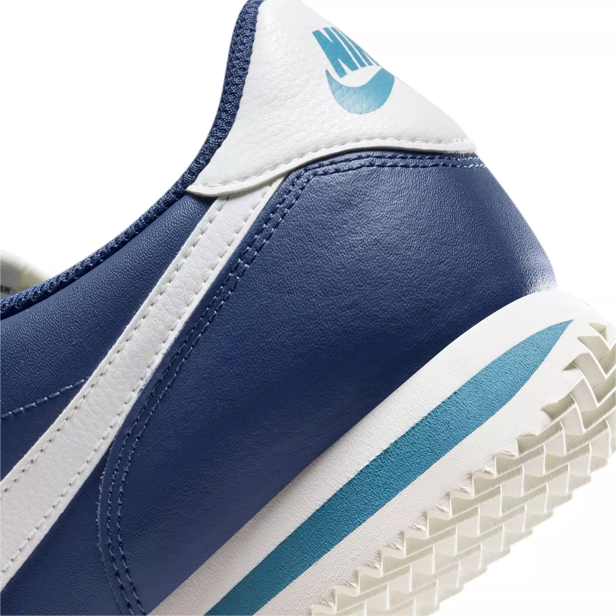 Nike Cortez "Midnight Navy/Sail/Noise Aqua" Men's Shoe - NAVY/WHITE