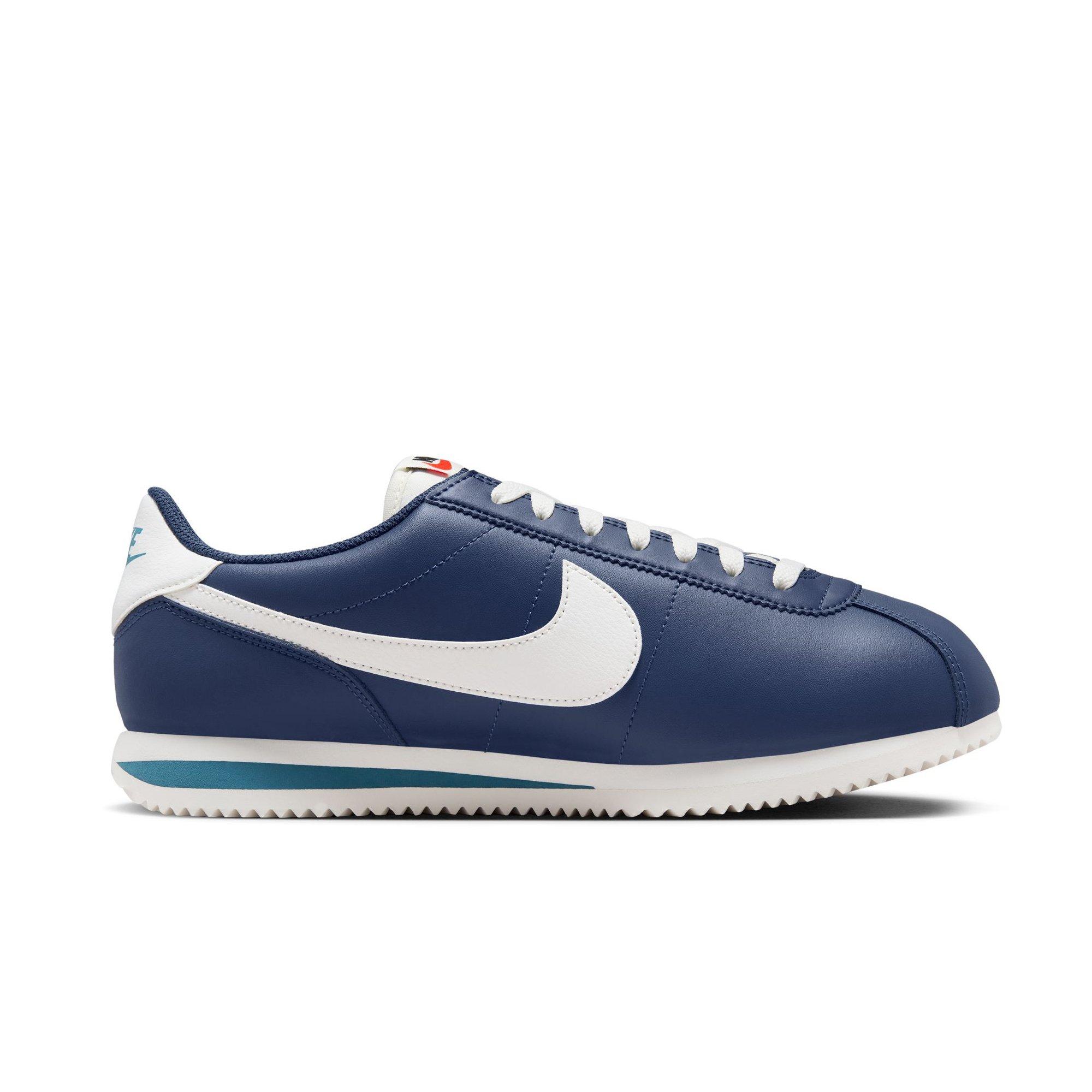 Nike Cortez "Midnight Navy/Sail/Noise Aqua" Men's Shoe - NAVY/WHITE Thumbnail View 2