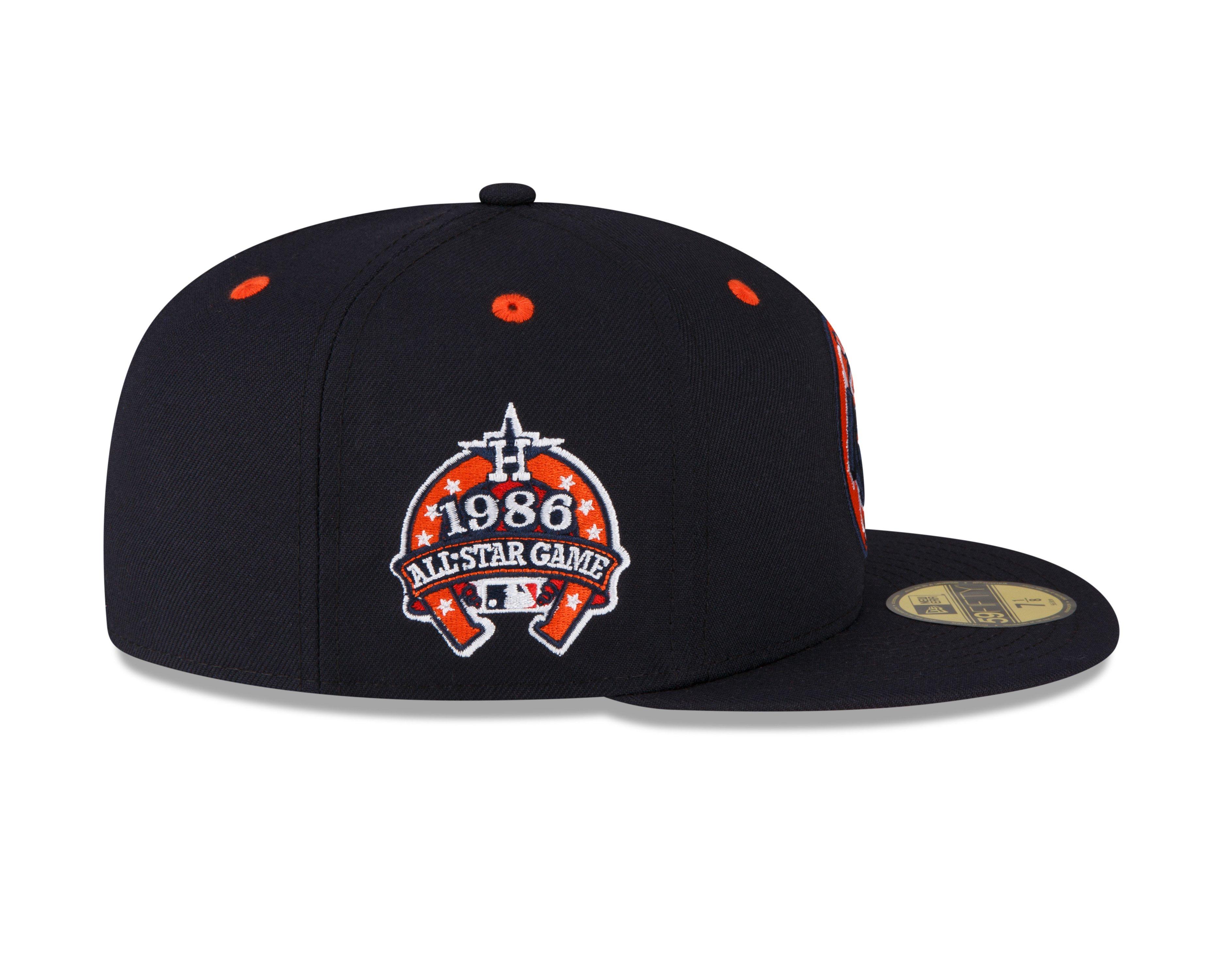 New Era Houston Astros 59FIFTY '86 All Star Game Fitted Hat - BLACK Thumbnail View 3