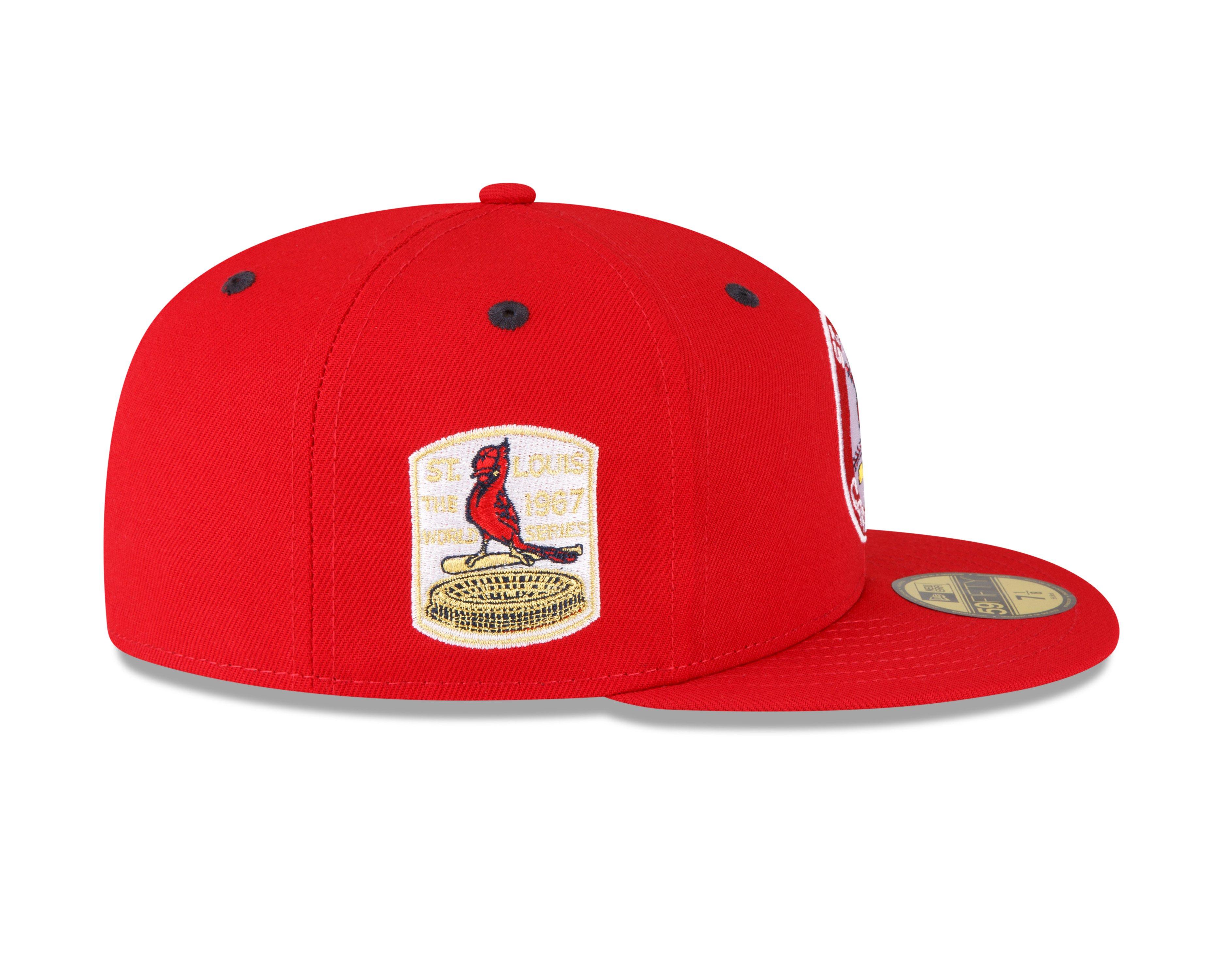 St Louis Cardinals Hat Cap 7 1/4 Fitted Red Golf Embroidered MLB All Star  Game
