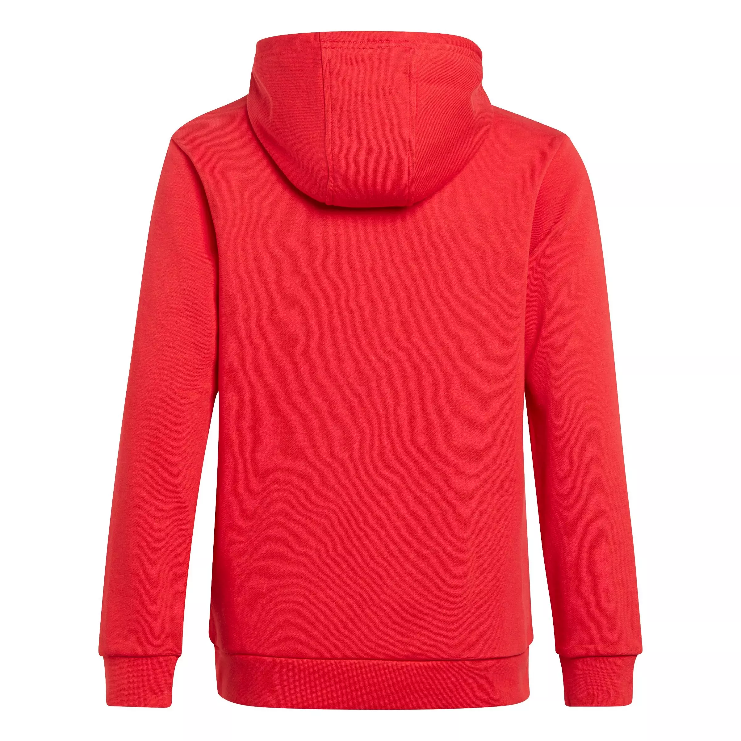 adidas Big Boys' Trefoil Logo Pullover Hoodie-Red - RED
