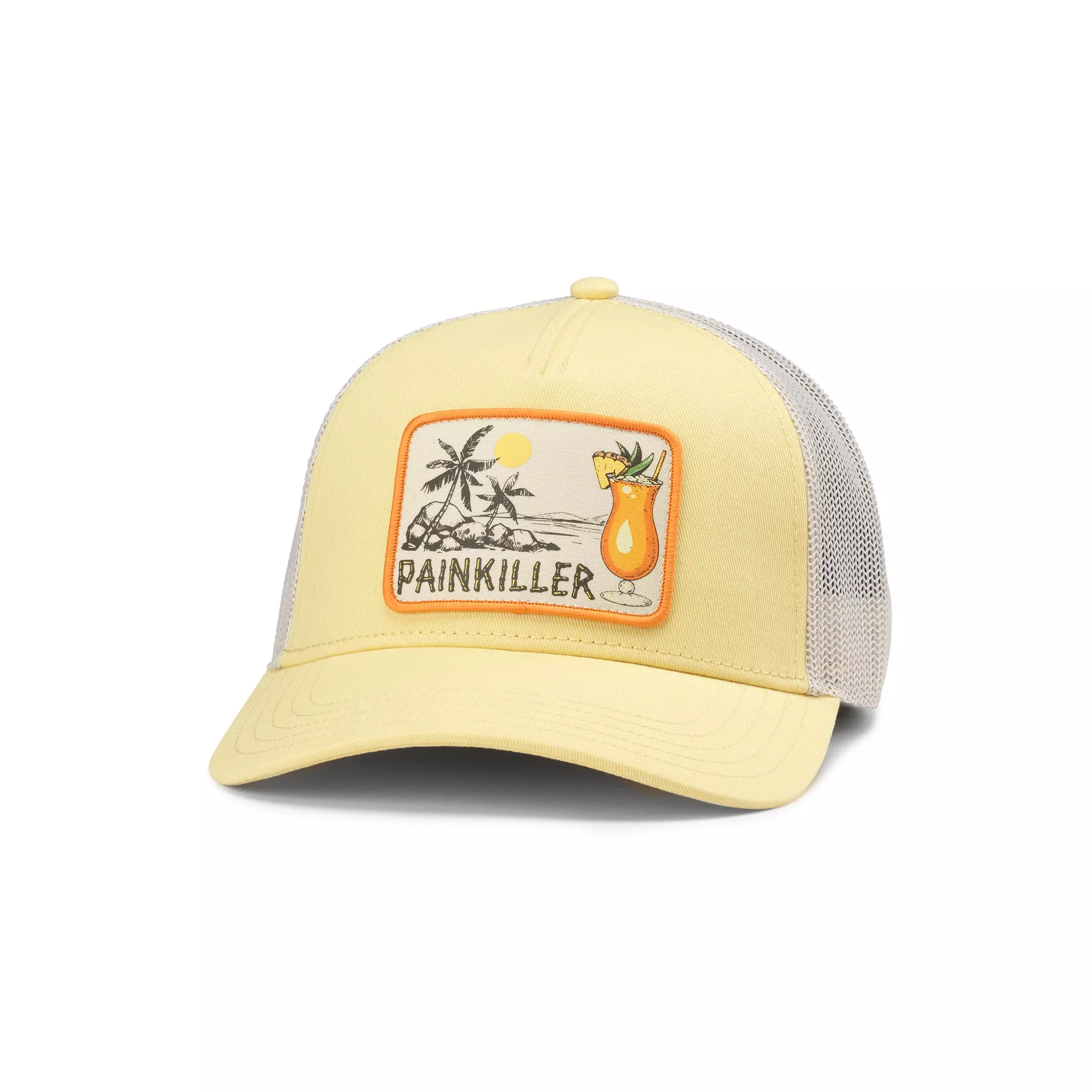 American Needle Painkiller Snapback-Lemon Yellow - LIGHT YELLOW