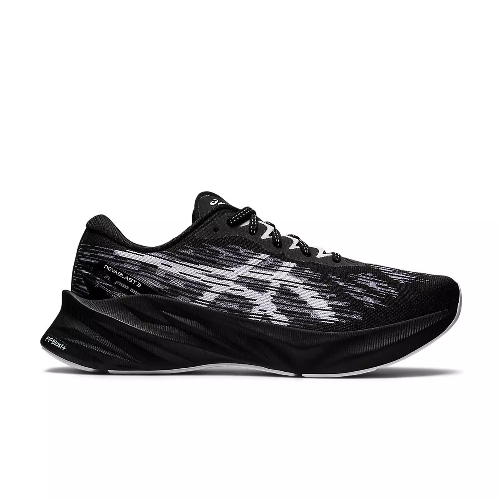 Asics NOVABLAST 3 Black/White Men's Running Shoe - Hibbett