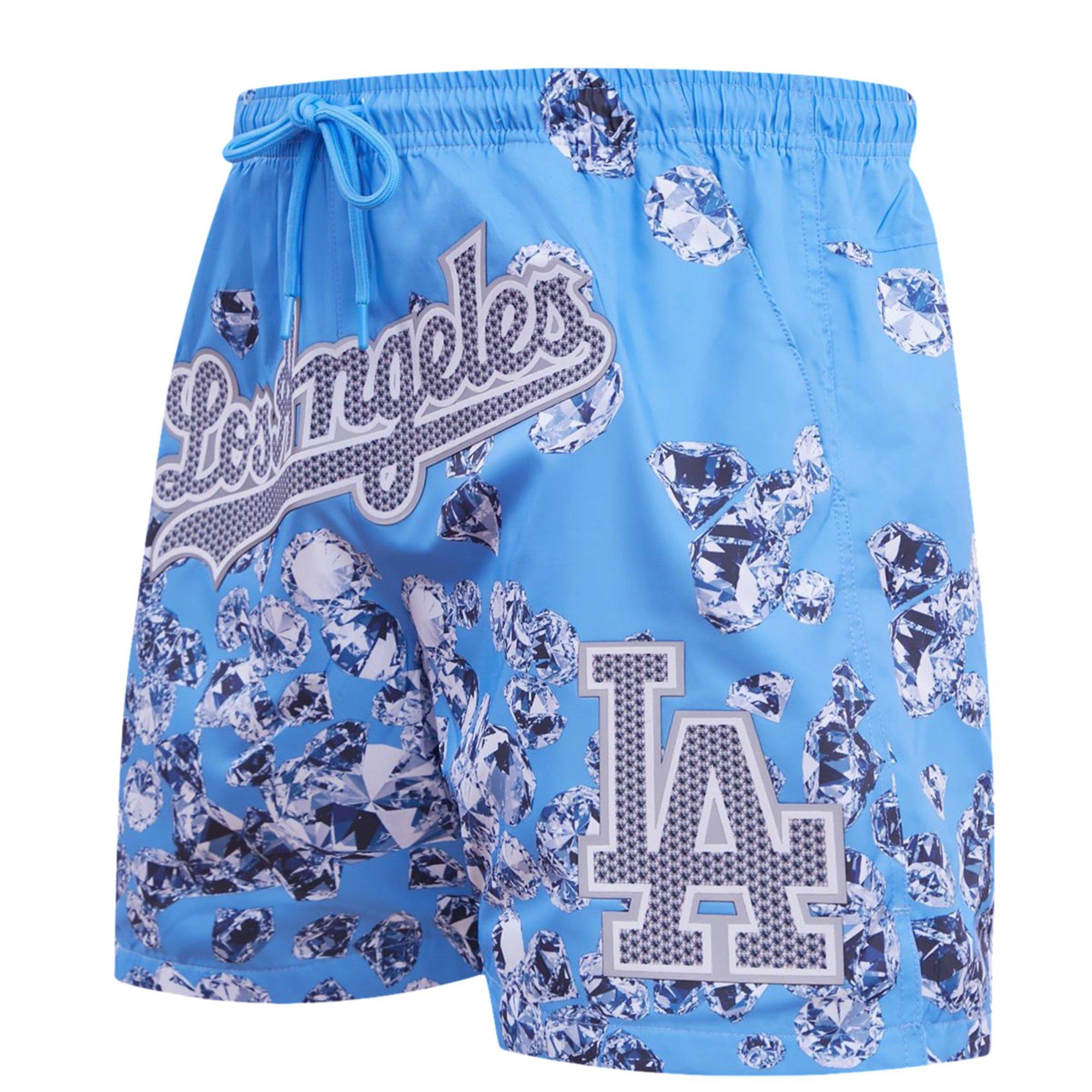 Los Angeles Dodgers Pro Standard Women's Neutral Fleece Shorts - Brown