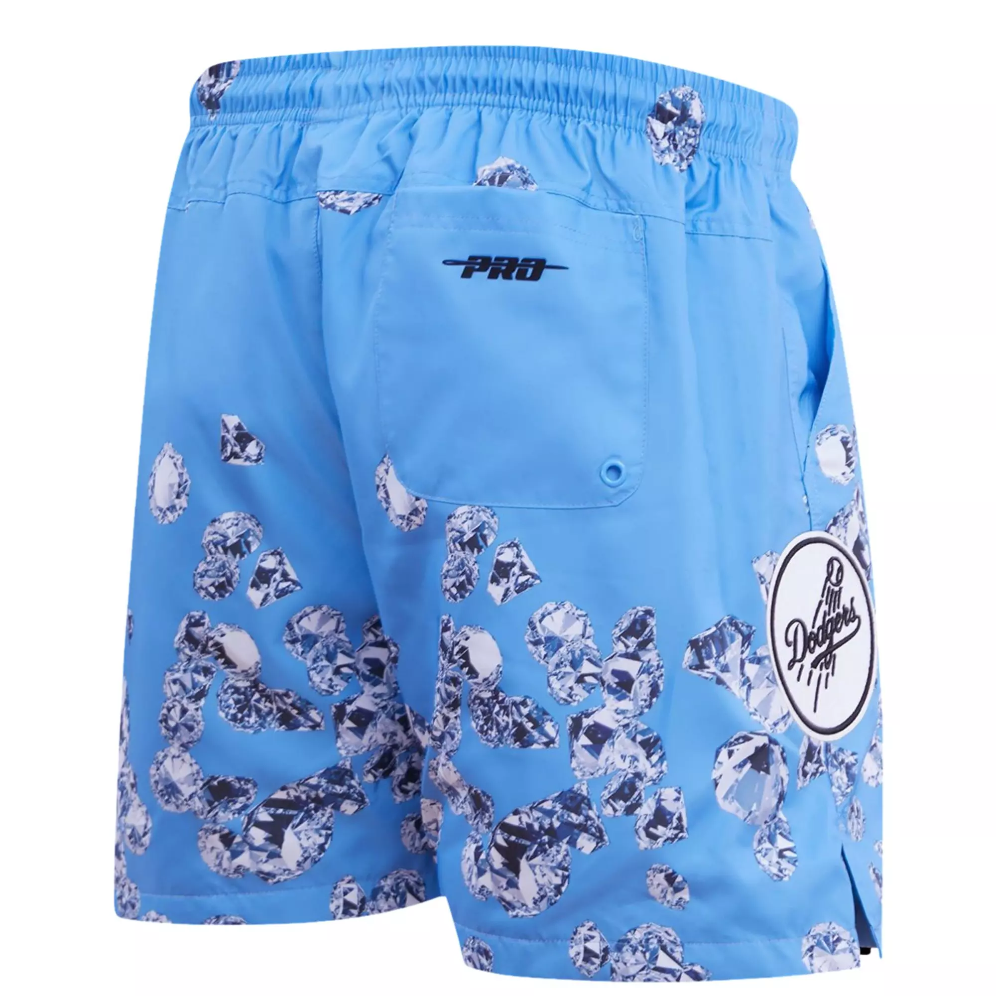 Pro Standard Men's Los Angeles Dodgers Diamond Shorts - BLUE