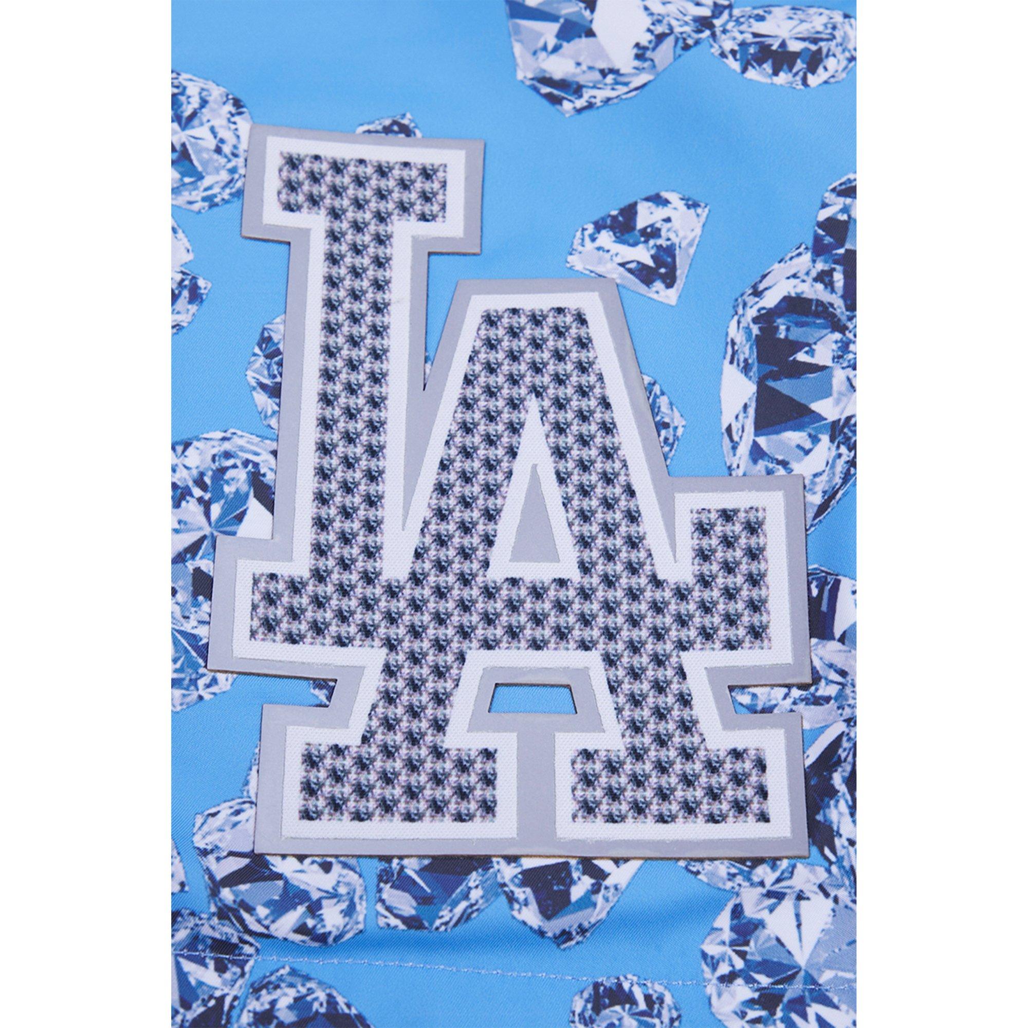 Pro Standard Men's Los Angeles Dodgers Diamond Shorts - BLUE Thumbnail View 4