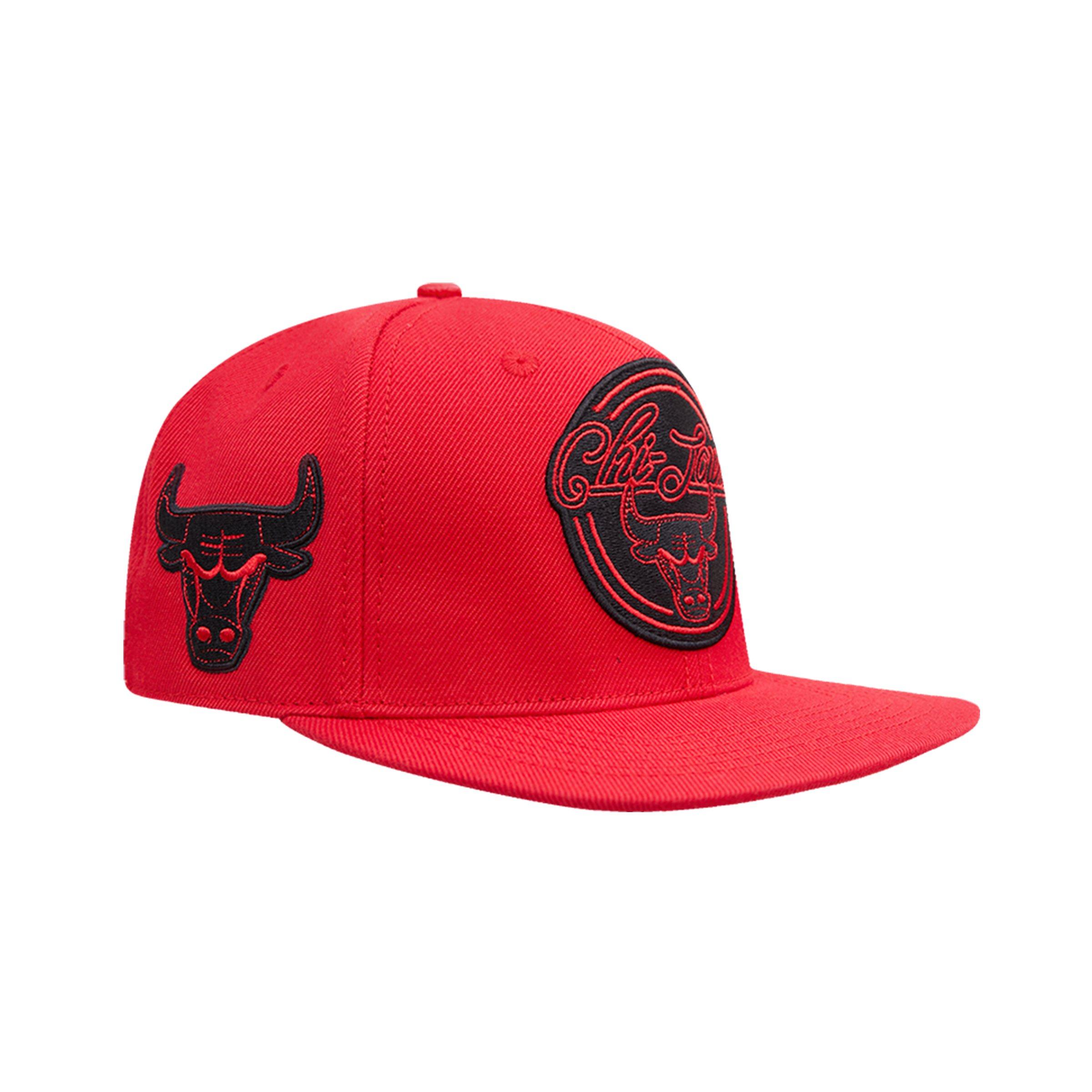 Pro Standard Chicago Bulls Retro 4 Red Cement Neon Sign Snapback - RED Thumbnail View 2