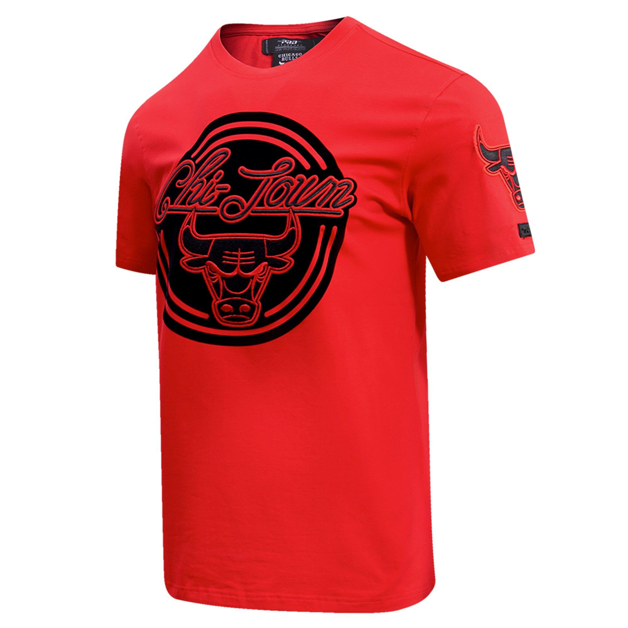 Chicago Bulls Pro Standard Washed Neon T-Shirt - Black