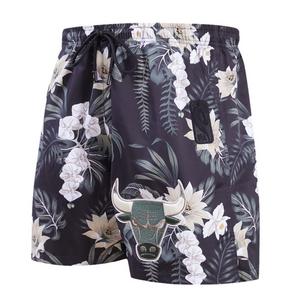 Pro Standard Men's Chicago Bulls Cabana Woven Shorts-Black