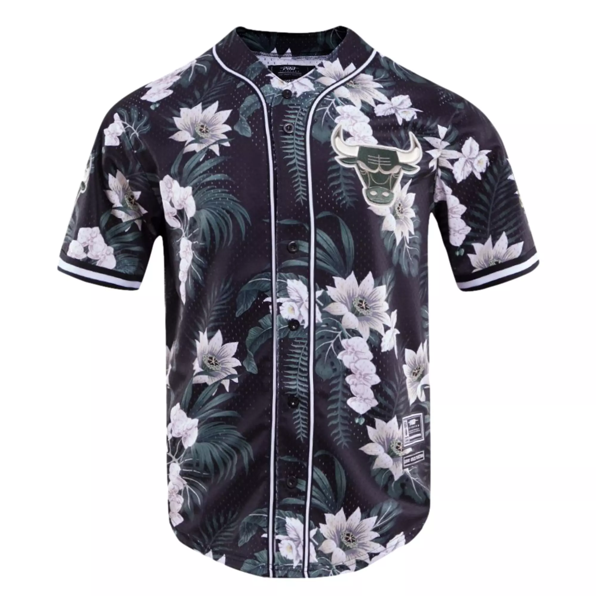 Pro Standard Men's Chicago Bulls Cabana Jersey - BLACK/TAN