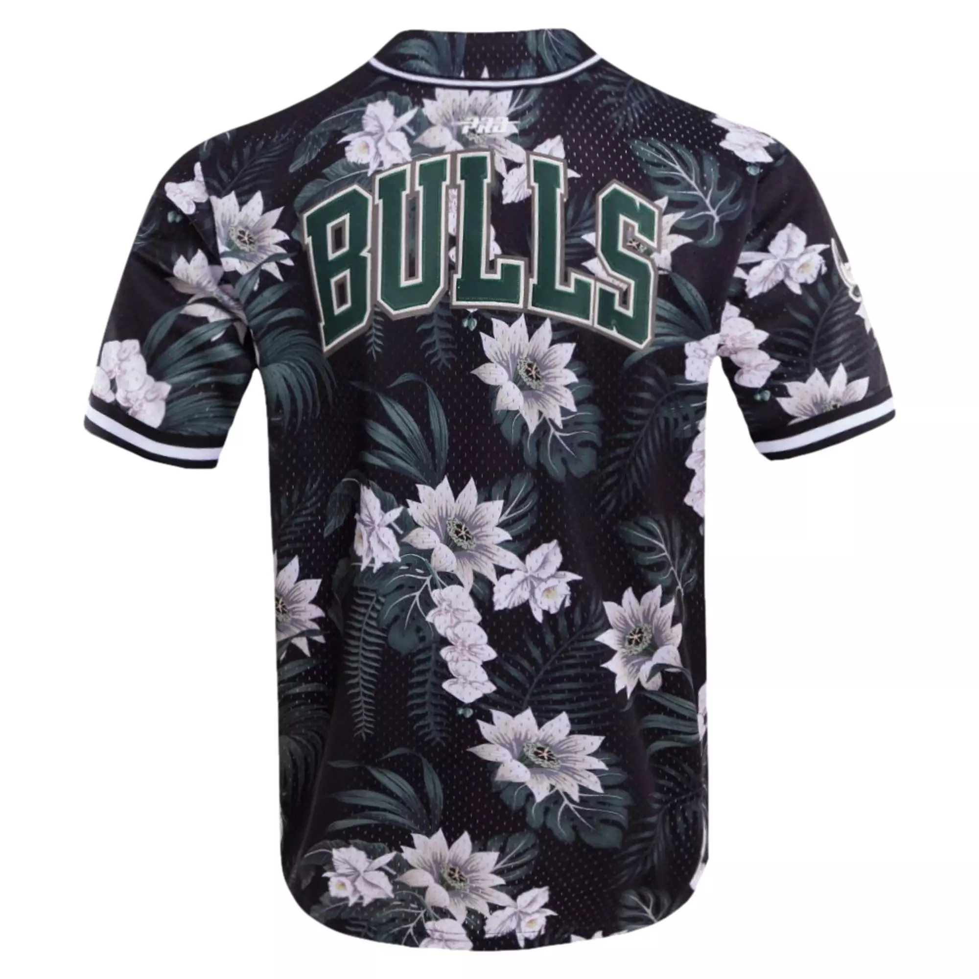 Pro Standard Men's Chicago Bulls Cabana Jersey - BLACK/TAN