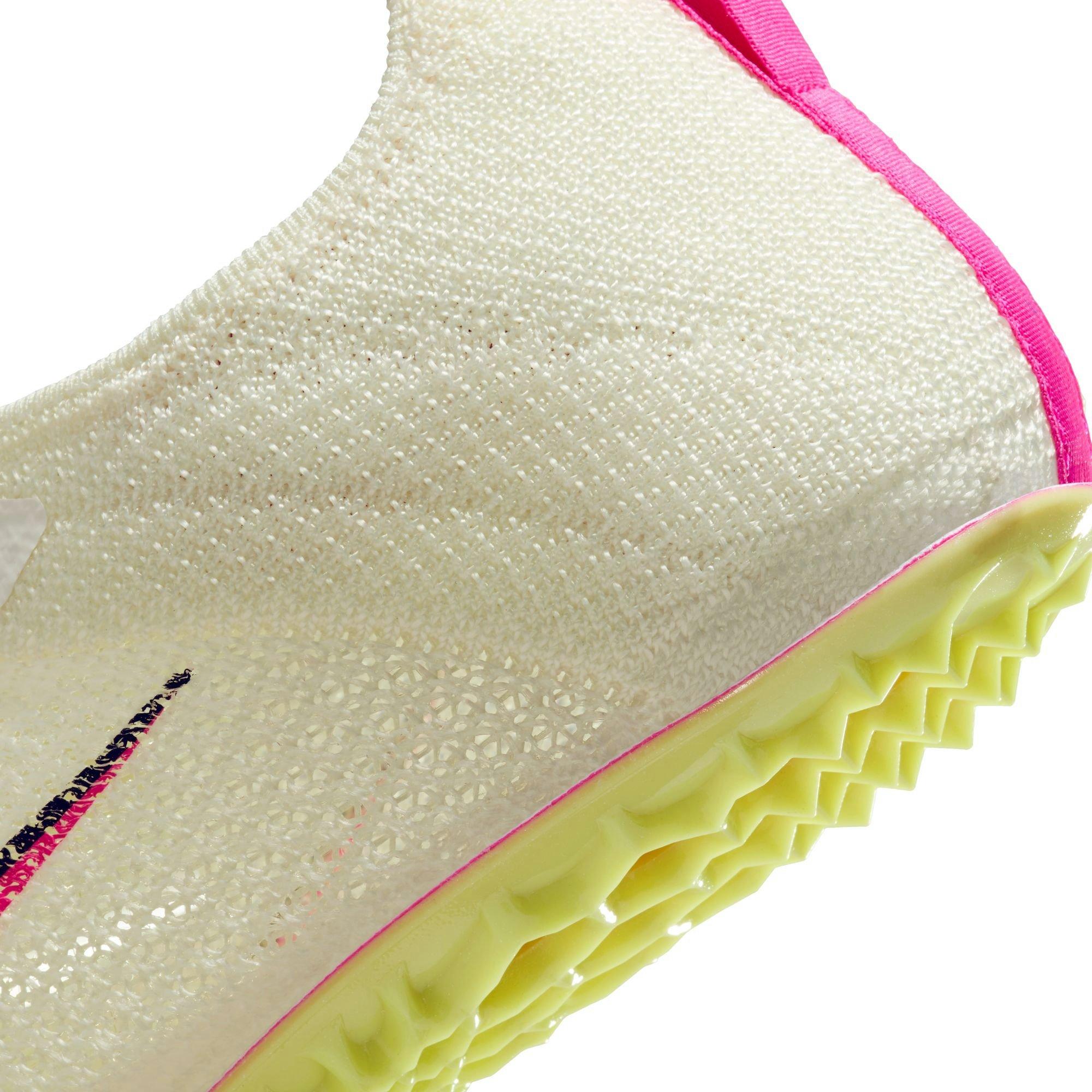 Nike Zoom Superfly Elite 2 "Sail/Fierce Pink/Lt Lemon Twist/Black" Unisex Track Spike - WHITE/PINK Thumbnail View 12
