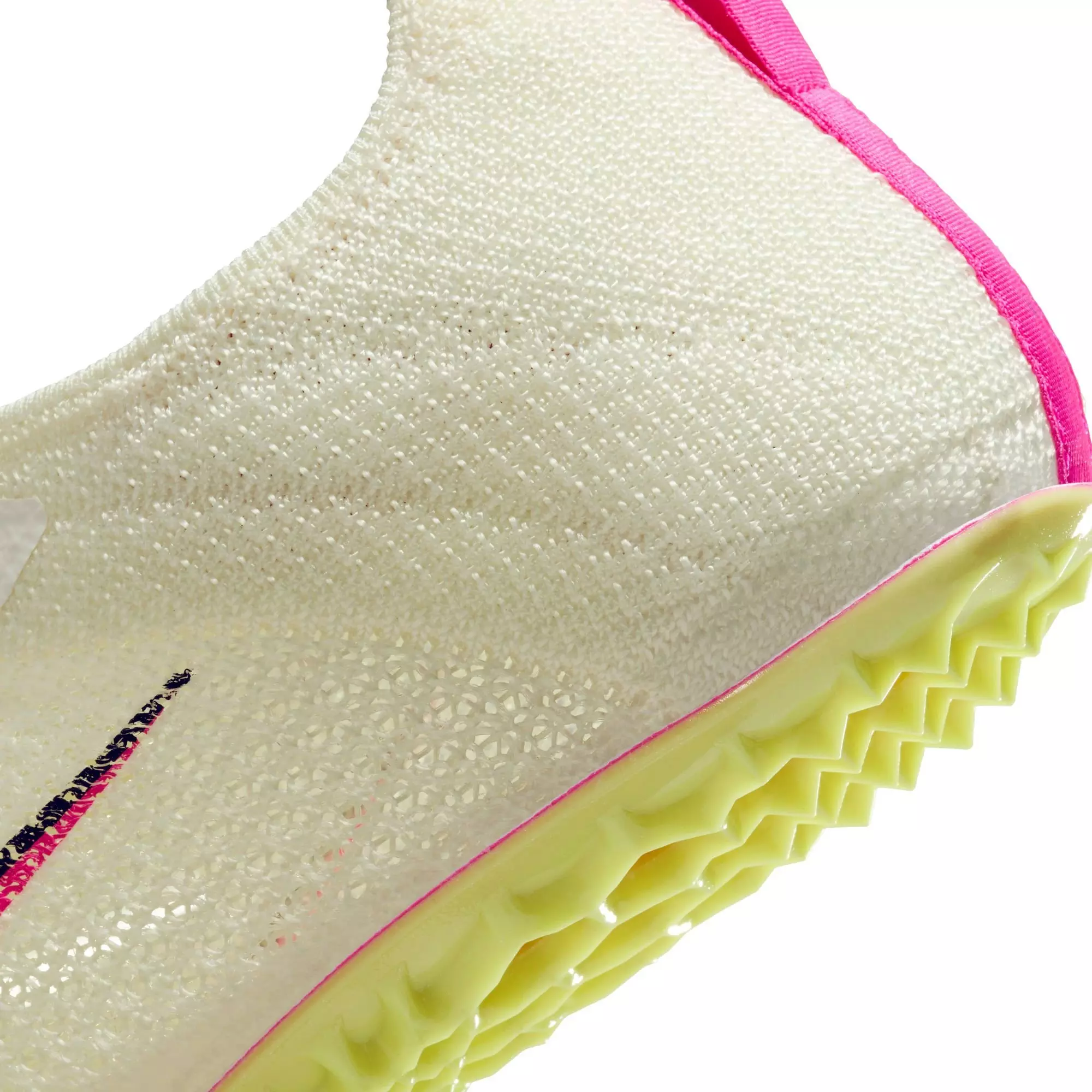 Nike Zoom Superfly Elite 2 "Sail/Fierce Pink/Lt Lemon Twist/Black" Unisex Track Spike - WHITE/PINK