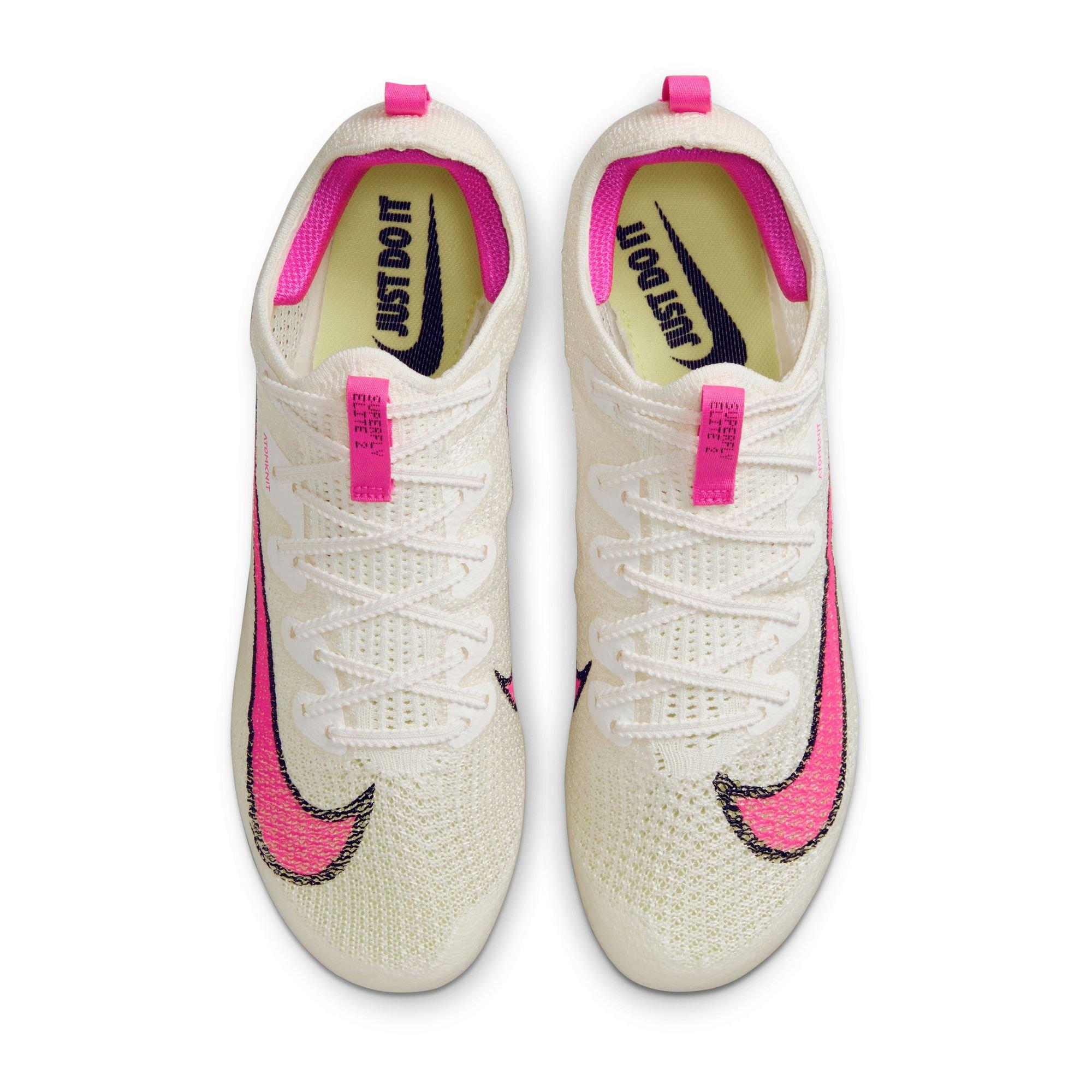 Nike Zoom Superfly Elite 2 "Sail/Fierce Pink/Lt Lemon Twist/Black" Unisex Track Spike - WHITE/PINK Thumbnail View 7
