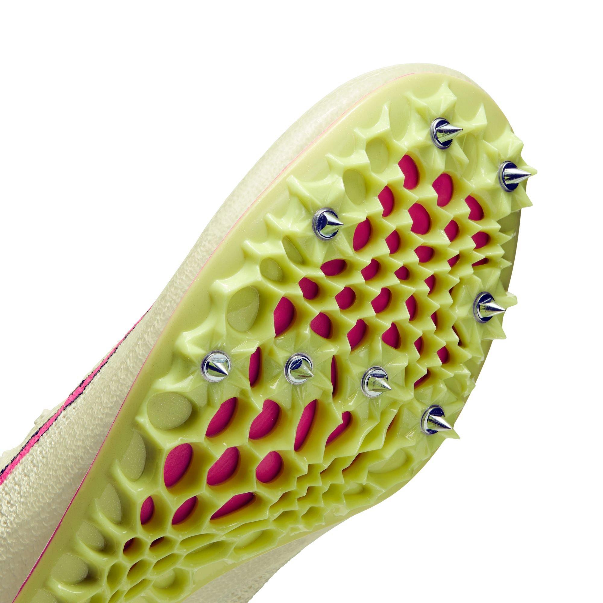 Nike Zoom Superfly Elite 2 "Sail/Fierce Pink/Lt Lemon Twist/Black" Unisex Track Spike - WHITE/PINK Thumbnail View 9