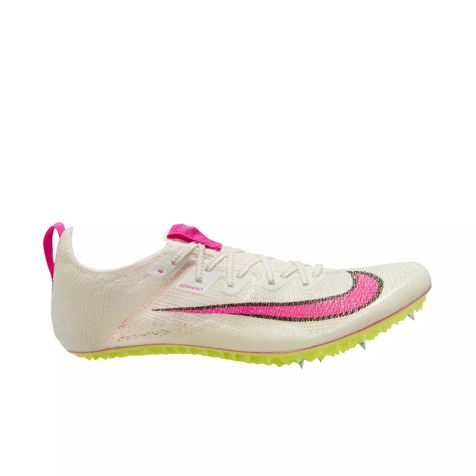 Nike Zoom Superfly Elite 2 Sail/Fierce Pink/Lt Lemon Twist/Black Unisex  Track Spike - Hibbett