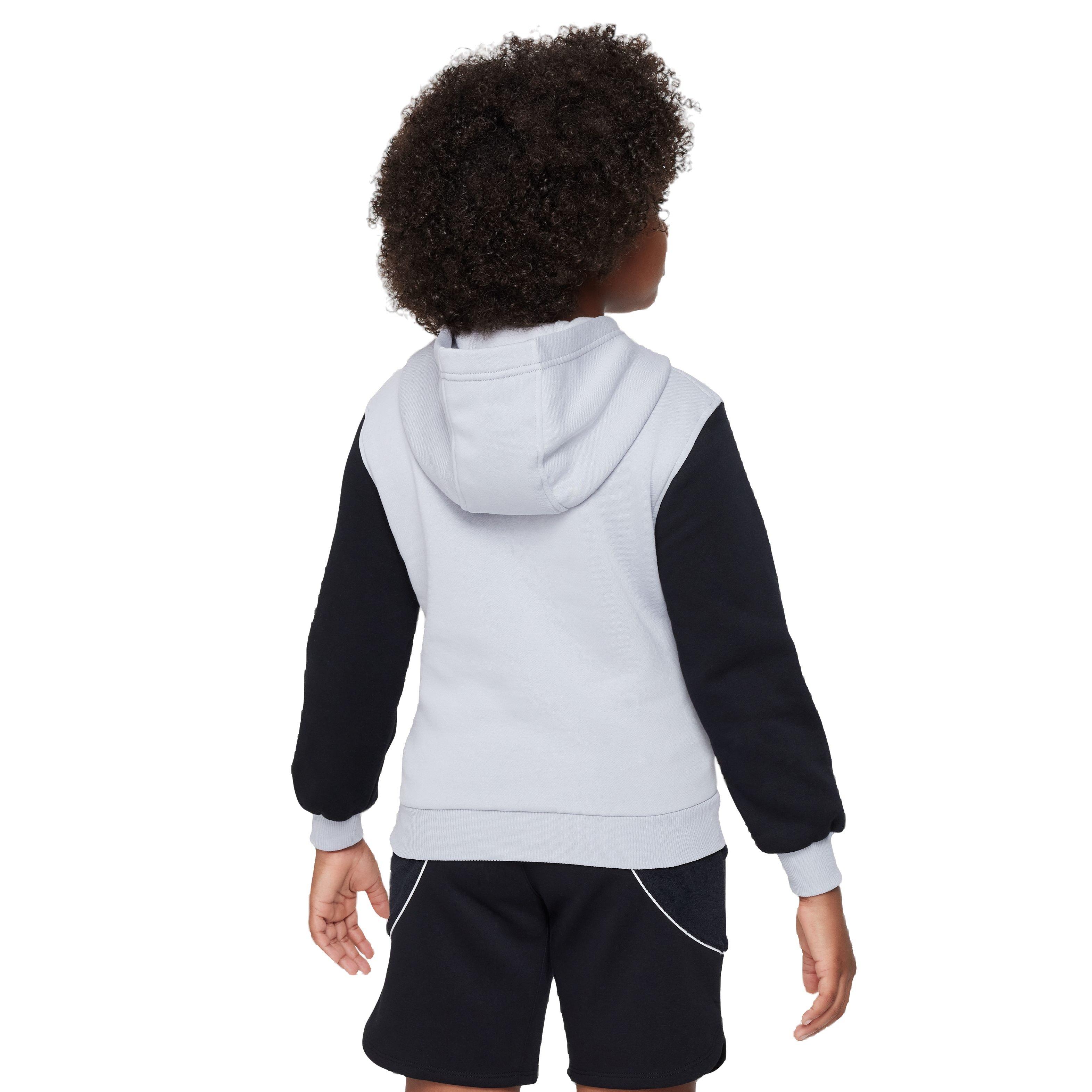 Nike Sportswear Club Fleece Gel Big Boys' Grey Pullover Hoodie