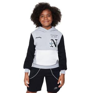 Nike Big Boys' Sportswear Club Fleece Gel Pullover Hoodie-Grey