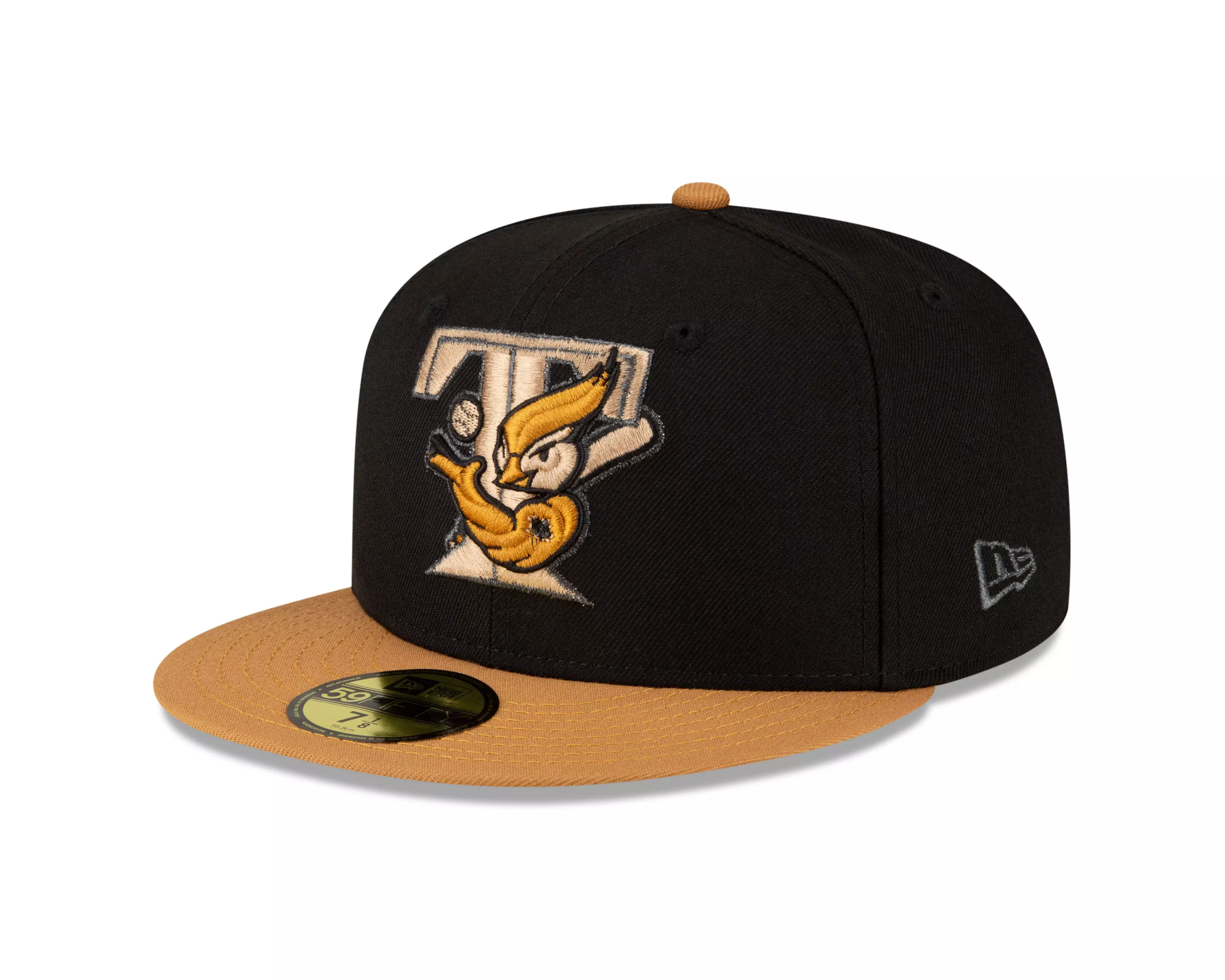 New Era Toronto Blue Jays 59FIFTY 25th Anniversary Fitted Hat-Black/Light Bronze - BLACK