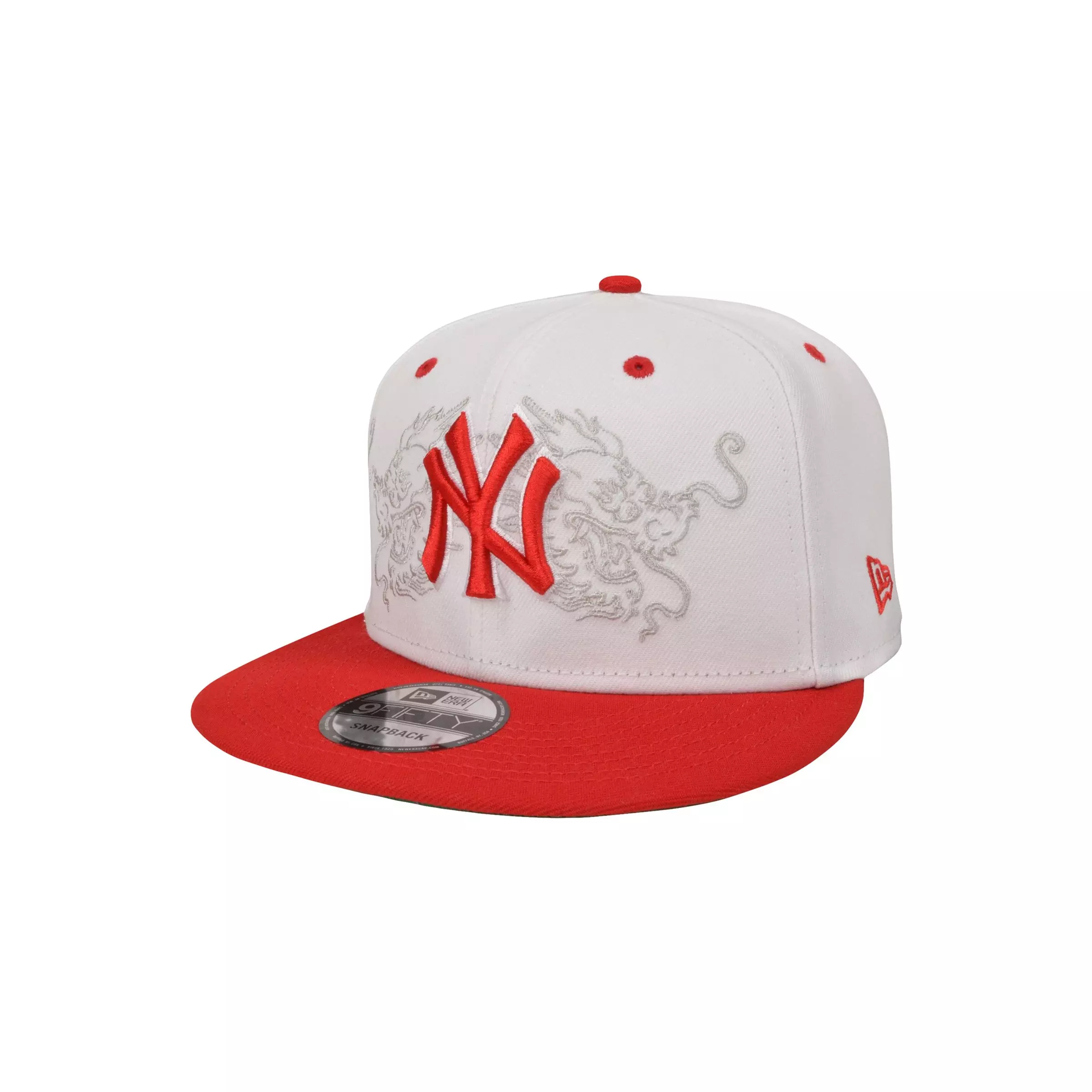 New Era New York Yankees 9FIFTY Takeout Snapback - WHITE/RED