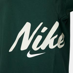 Nike Women's Sportswear Essentials Oversized Bold Long-Sleeve Tee-Green