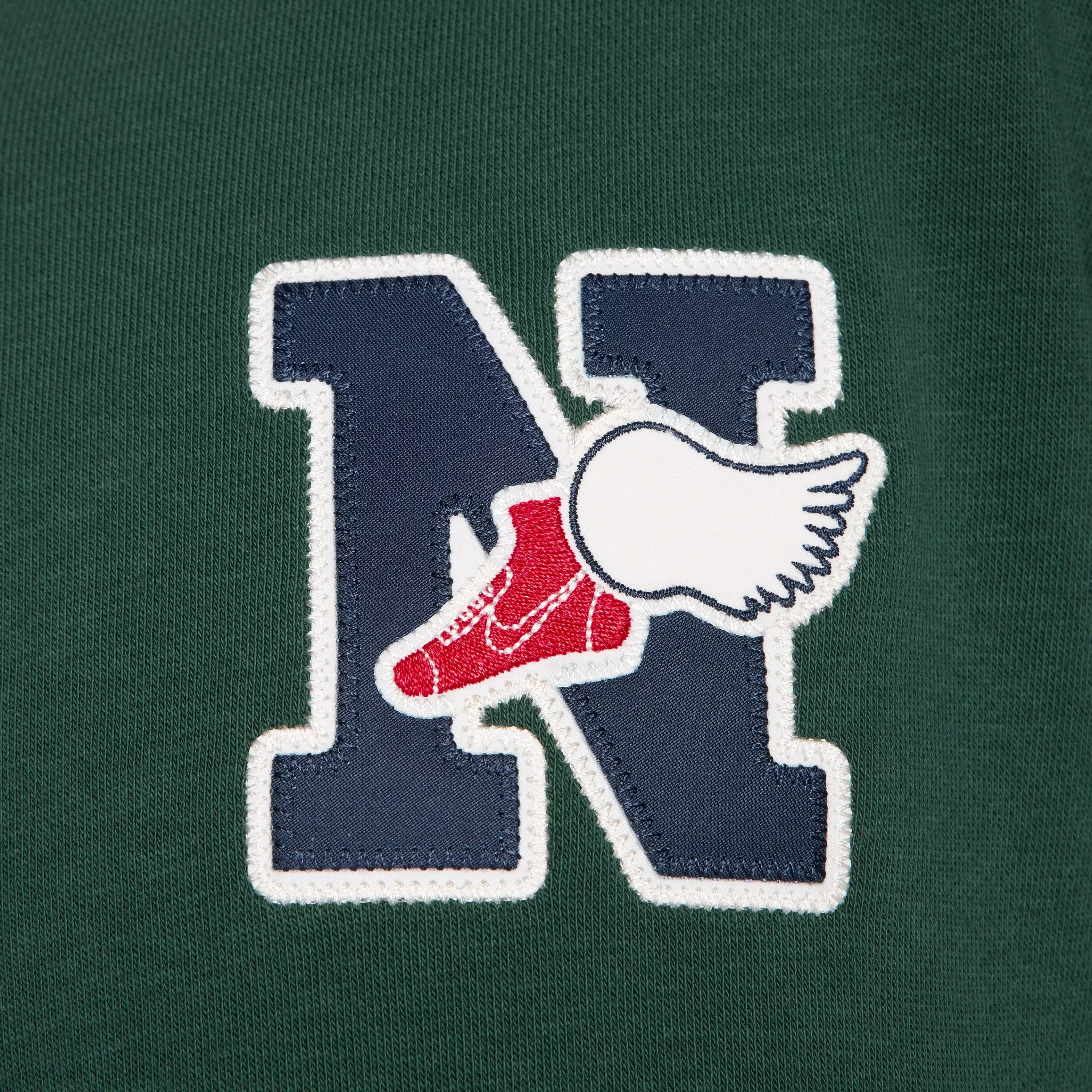 Nike Women's Sportswear Club Exeter '74 Cropped Fleece Jacket - GREEN