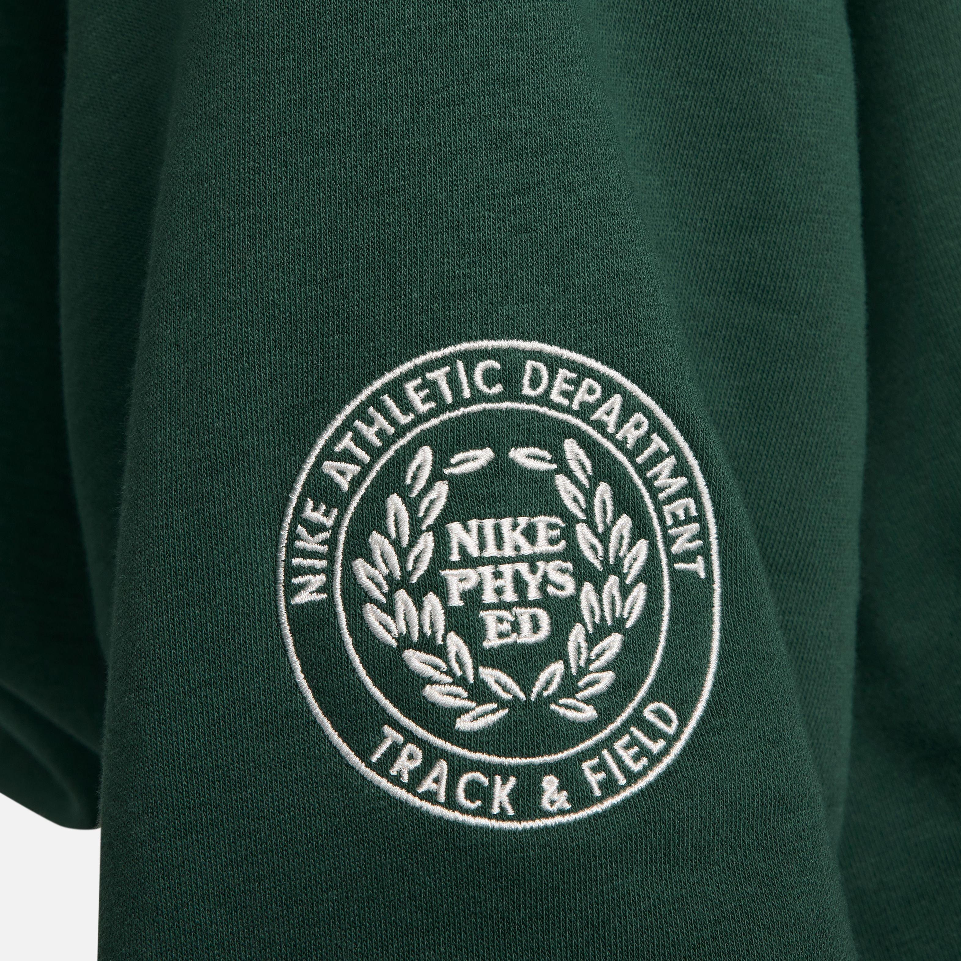 Nike Women's Sportswear Club Exeter '74 Cropped Fleece Jacket - GREEN Thumbnail View 7