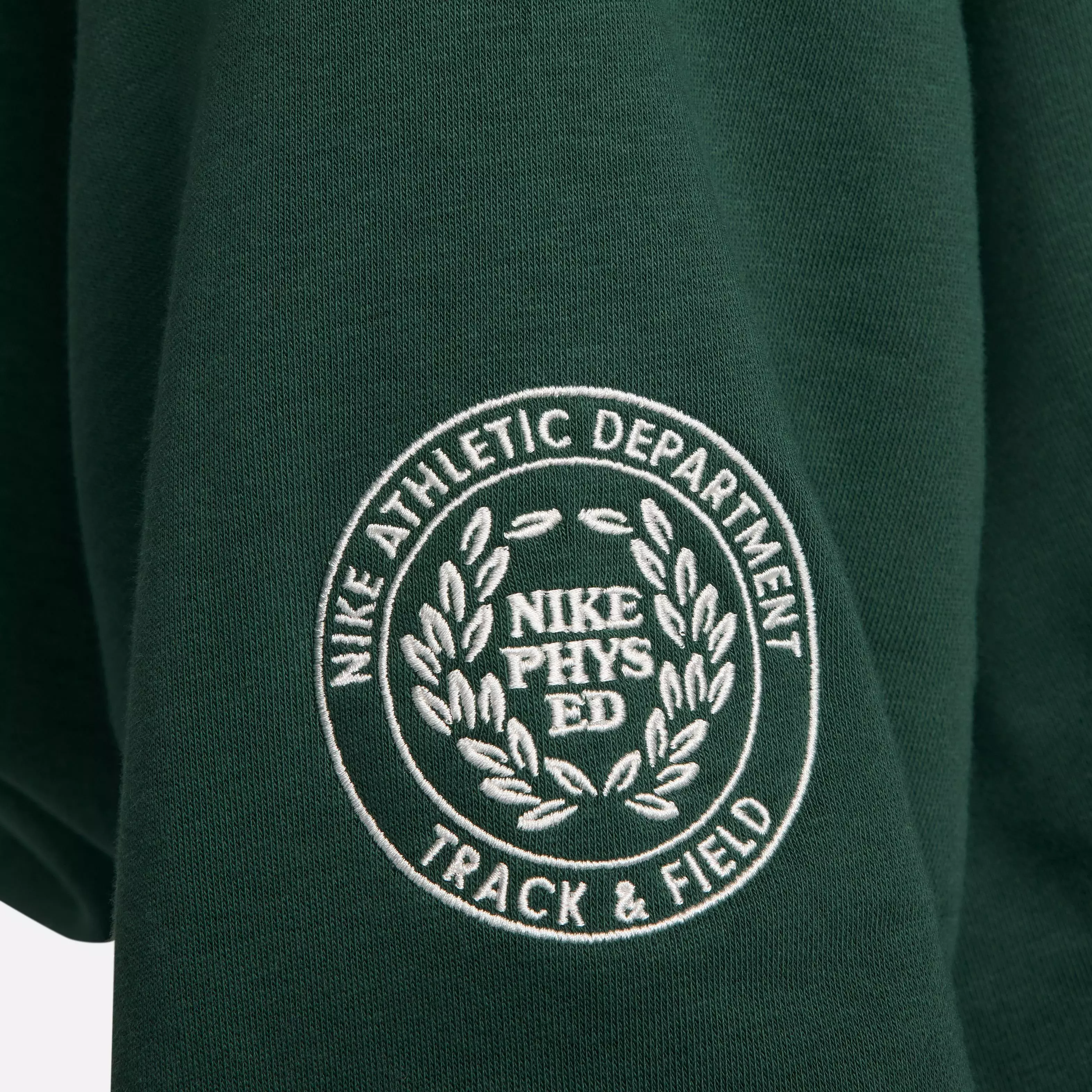 Nike Women's Sportswear Club Exeter '74 Cropped Fleece Jacket - GREEN