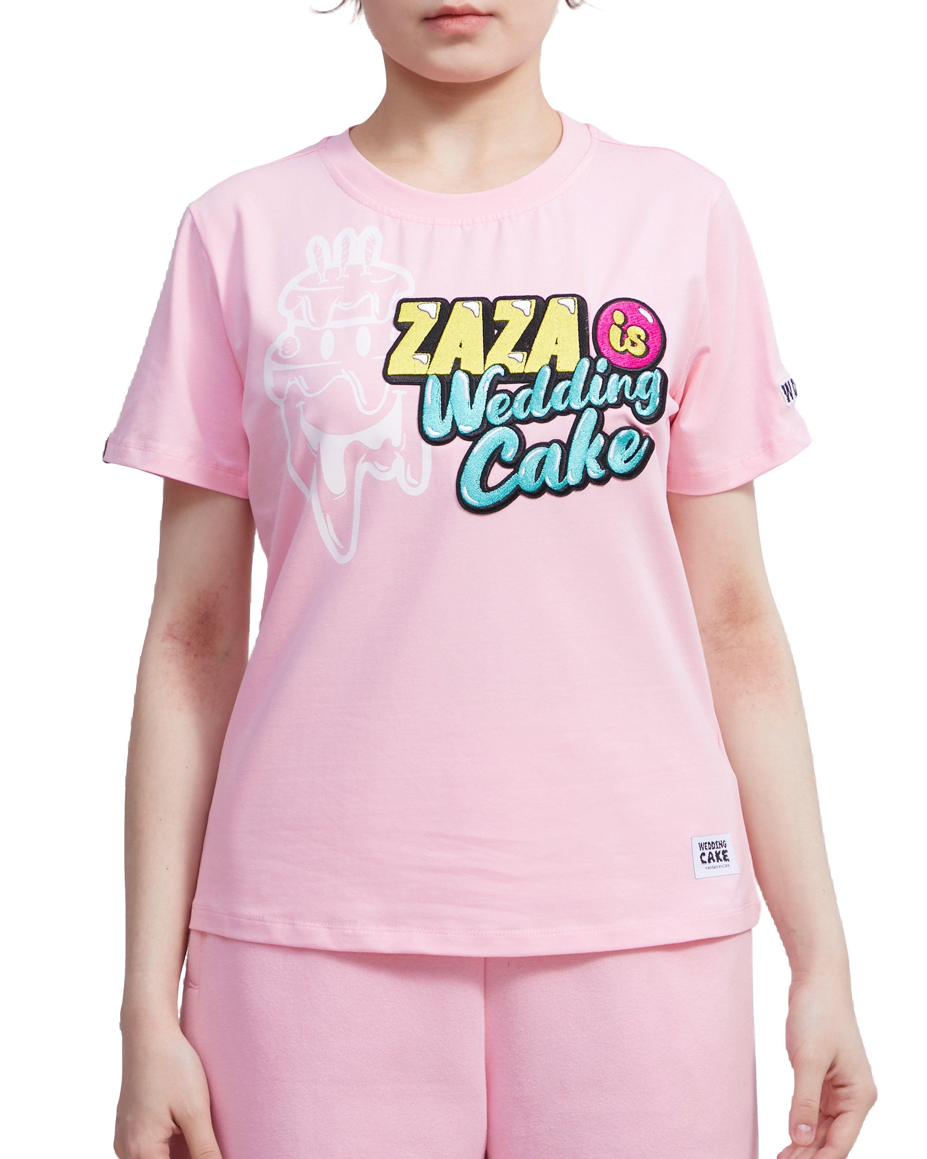 Wedding Cake Women's Zaza Graphic Tee - Pink - PINK Thumbnail View 1