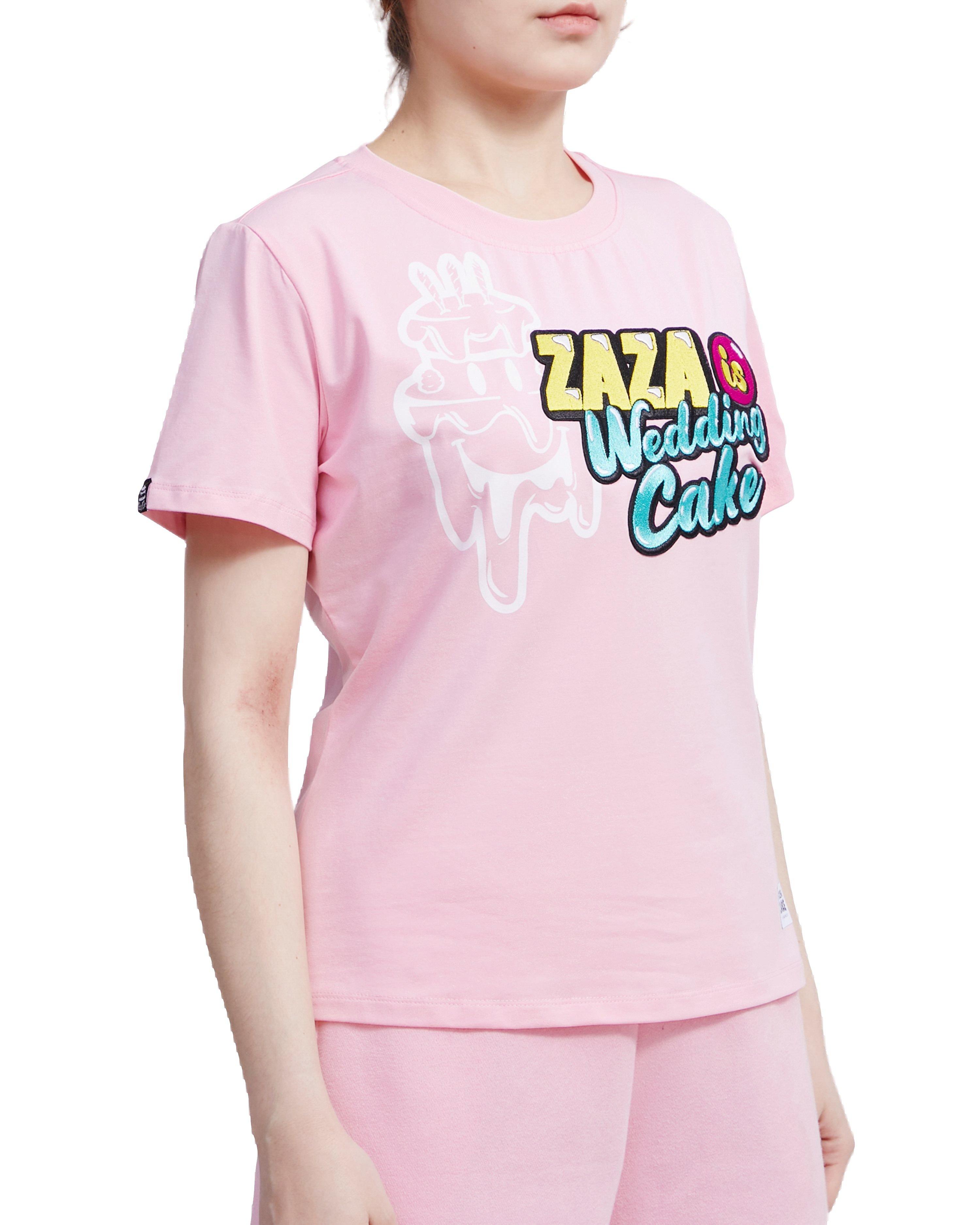 Wedding Cake Women's Zaza Graphic Tee - Pink - PINK Thumbnail View 2