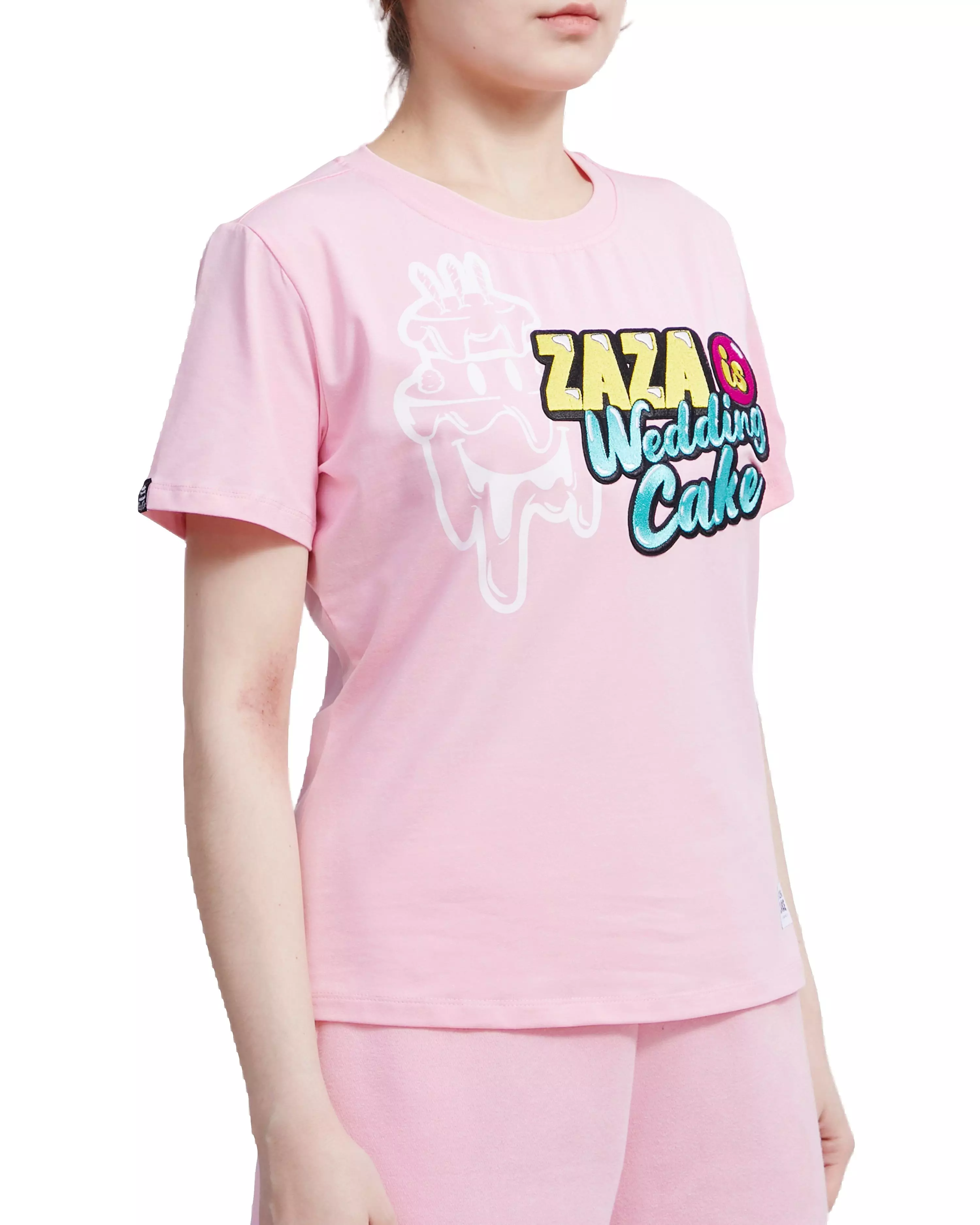 Wedding Cake Women's Zaza Graphic Tee - Pink - PINK