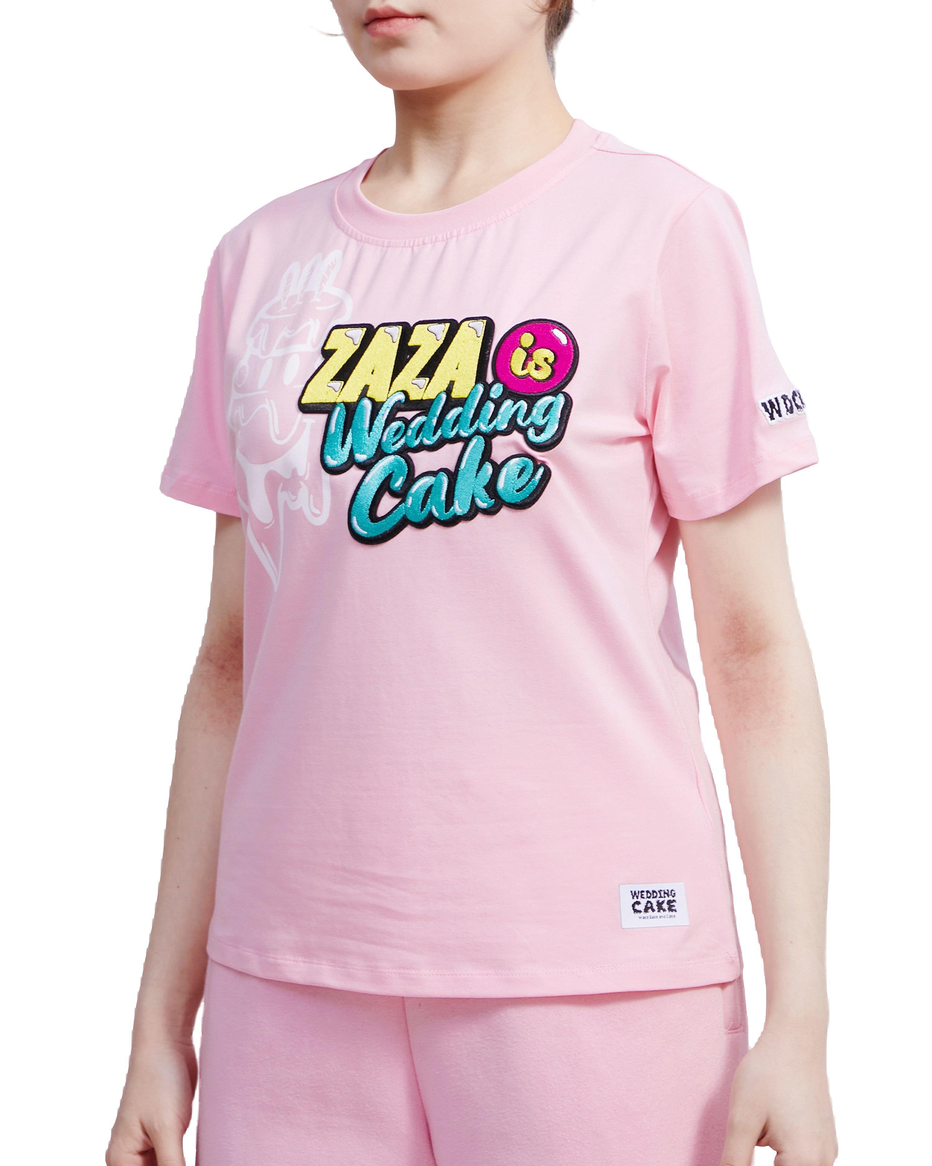 Wedding Cake Women's Zaza Graphic Tee - Pink - PINK Thumbnail View 3